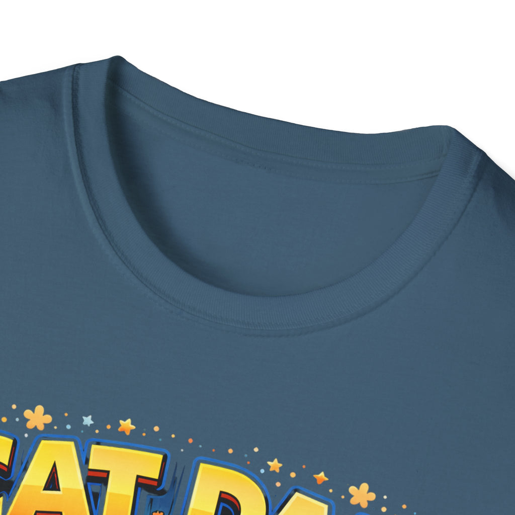 Cat Dad graphic T-Shirt | Cute kittens, colorful illustration, pet lover tee
