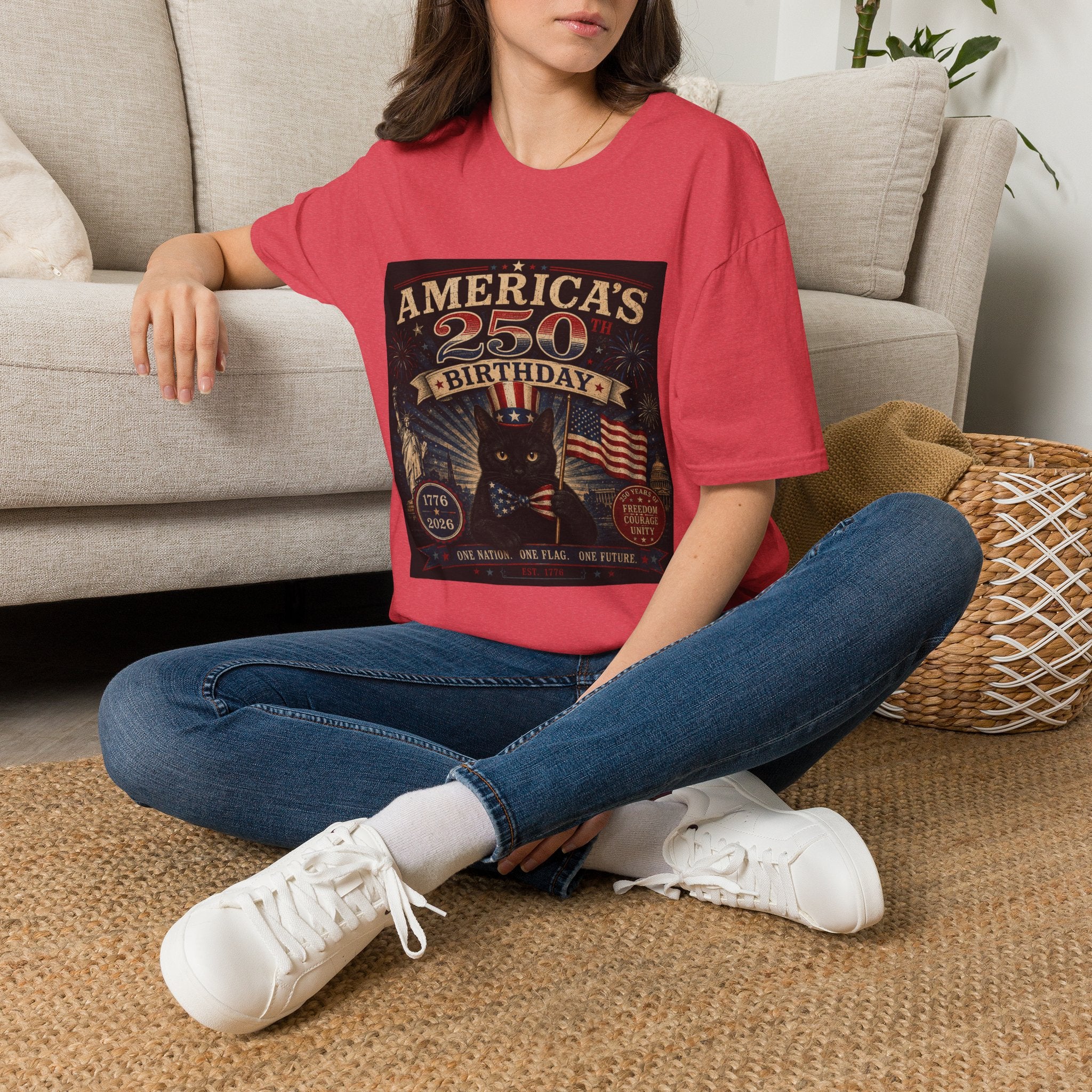 America's 250th Birthday T-Shirt | 1776–2026 Patriotic Graphic Tee