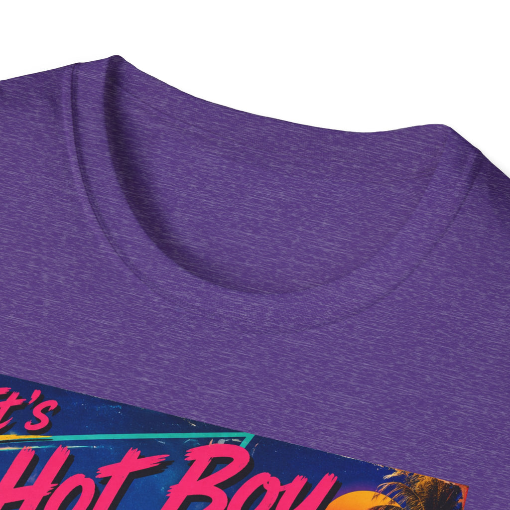 Hot Boy Summer Time cat graphic T-Shirt | retro beach vaporwave