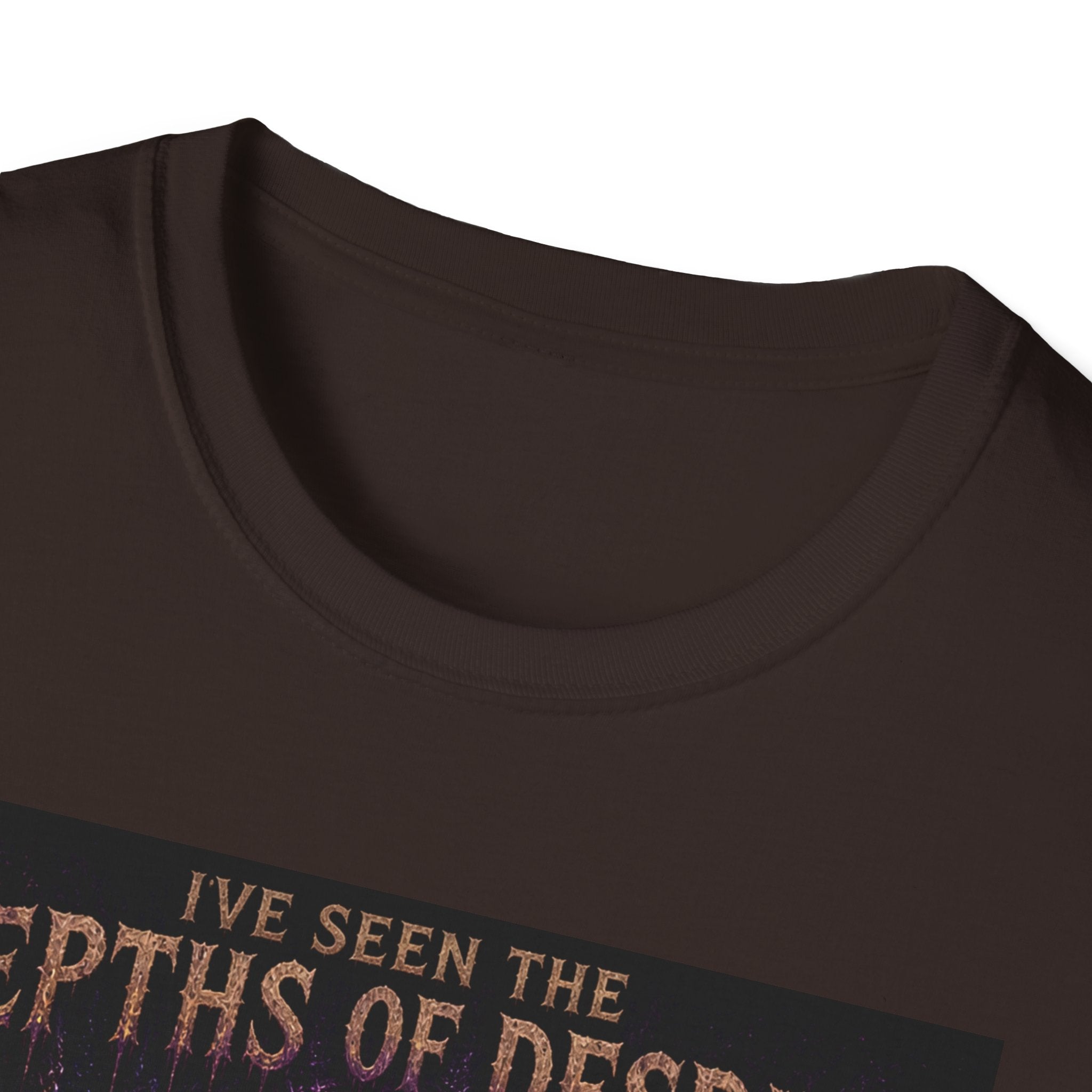 Depths of Despair Cat with Cheese, T-Shirt | Cat Illustration, Funny Quote
