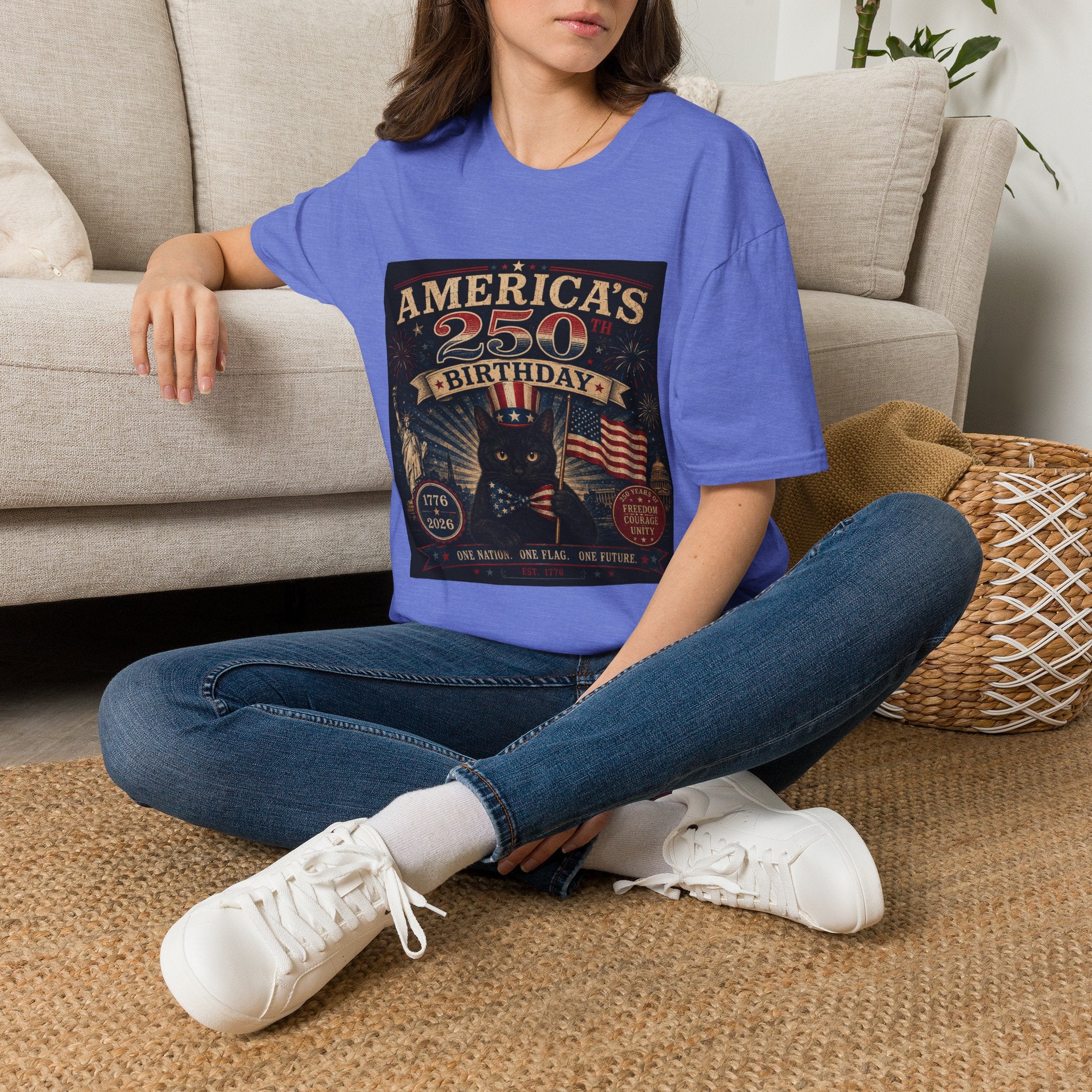 America's 250th Birthday T-Shirt | 1776–2026 Patriotic Graphic Tee