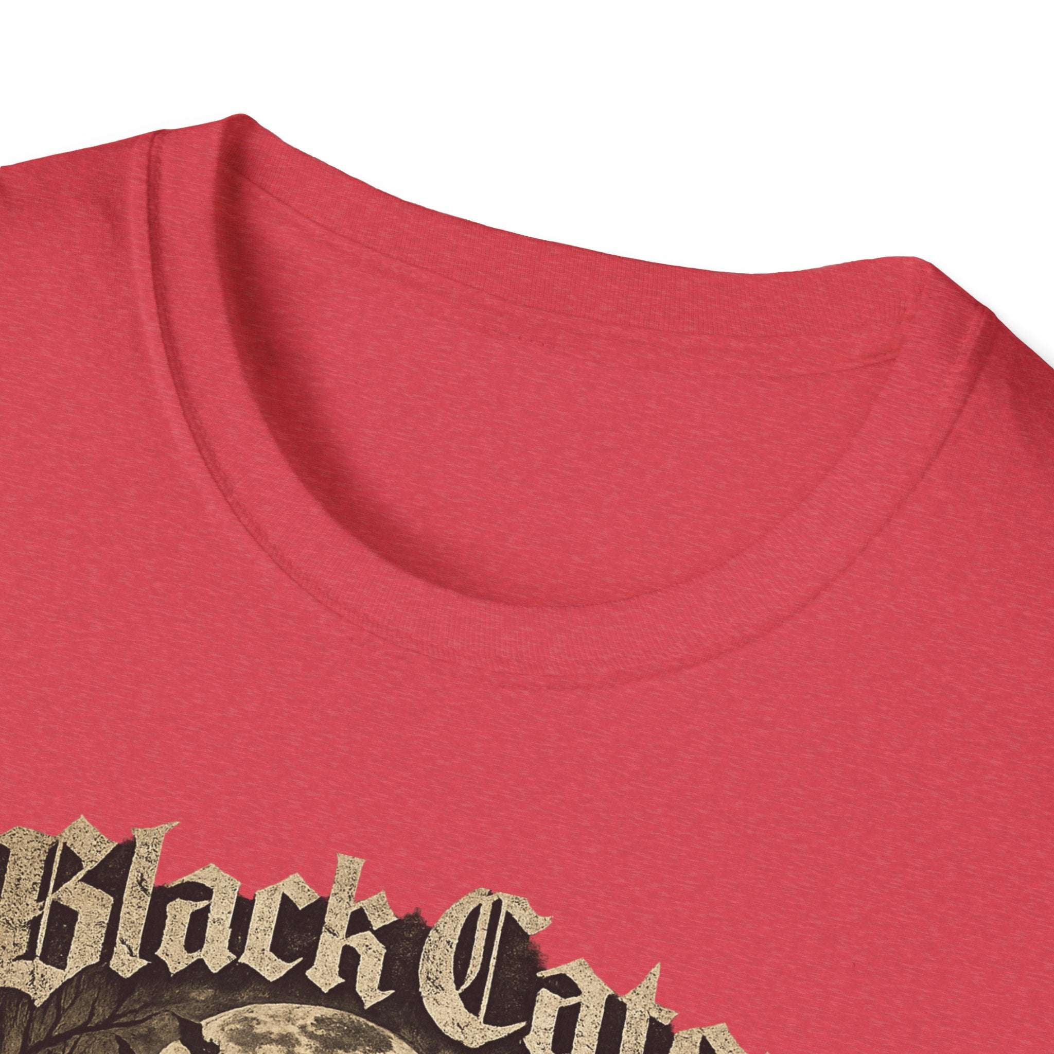 Black Cats & Coffee T-Shirt | Vintage Gothic Cat Illustration, Coffee Lover