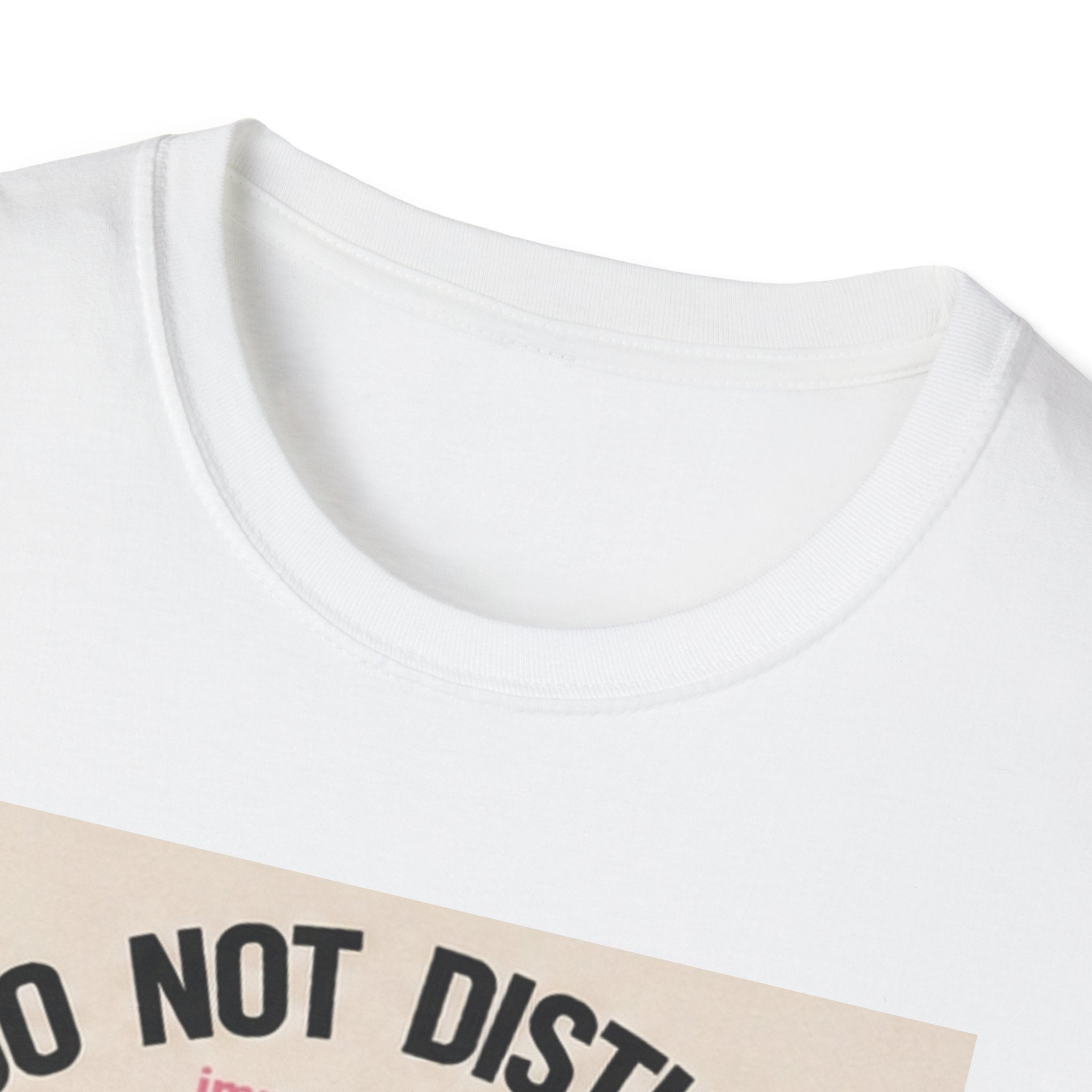 Do Not Disturb Black Cat T-Shirt | Sleeping Cat Graphic Tee, Retro Pink Moon