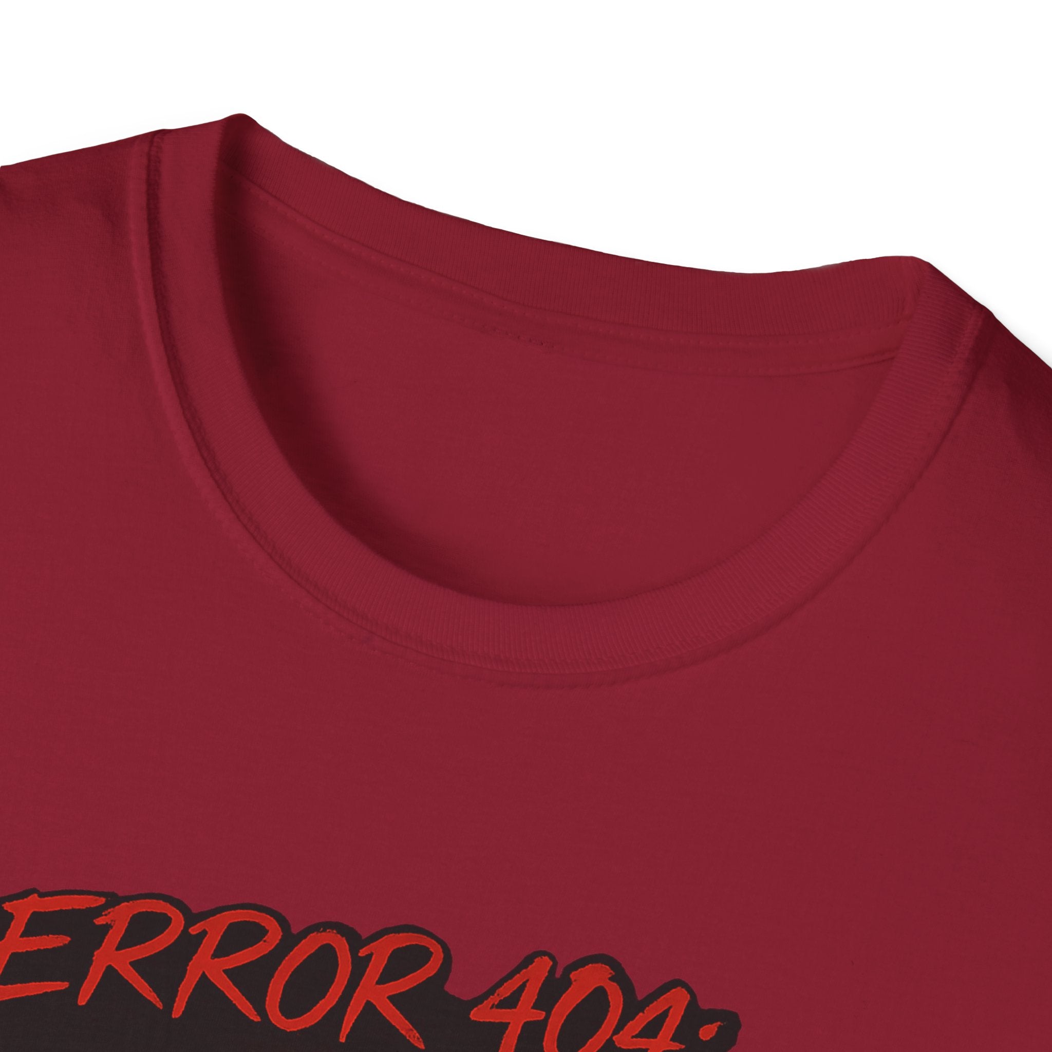 Error 404 Black Cat in Red Flower T-Shirt | Social Battery Not Found