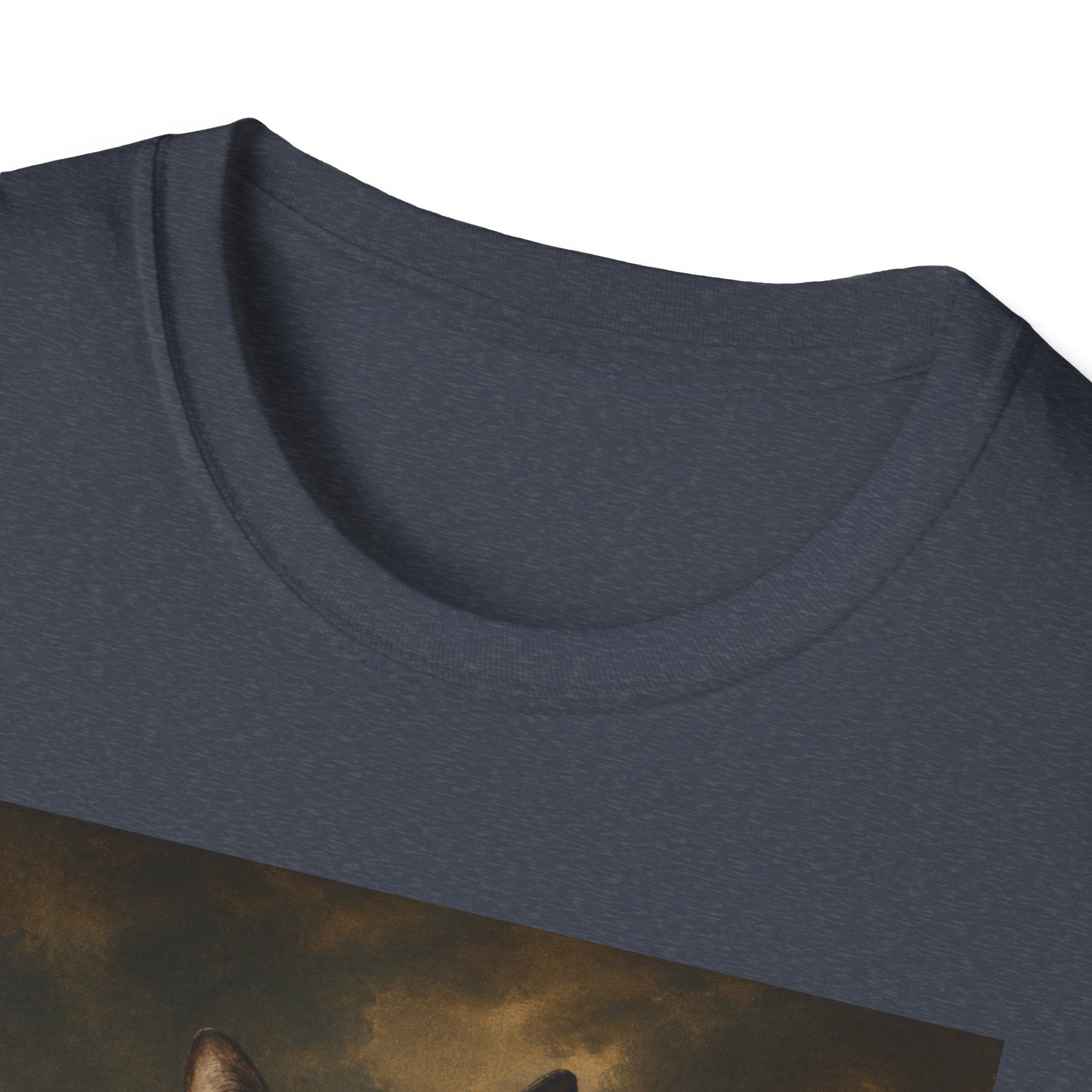 Regal Black Cat General T-Shirt | Vintage Portrait, Military Uniform