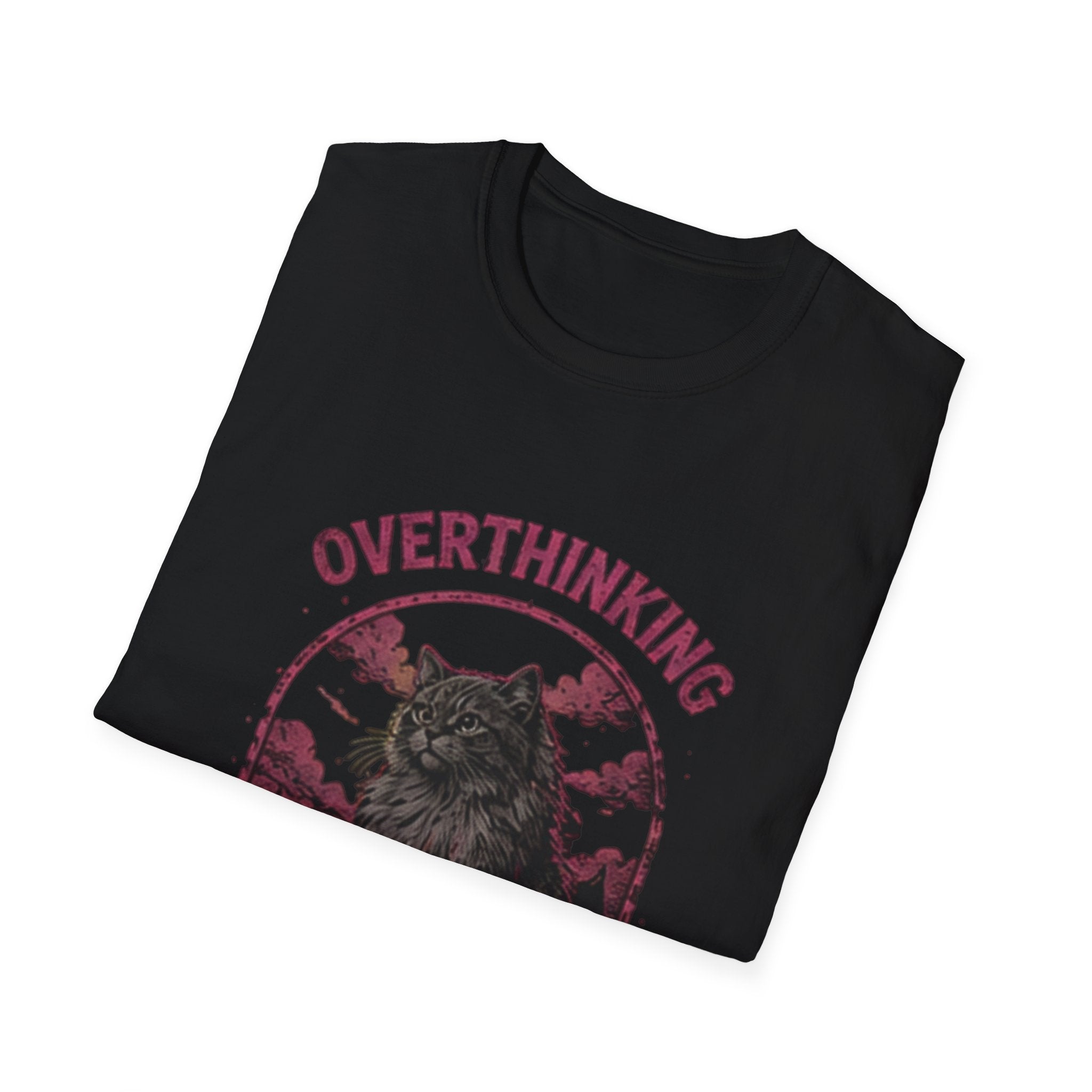 Overthinking Is My Specialty cat shirt | T-Shirt, vintage cat graphic