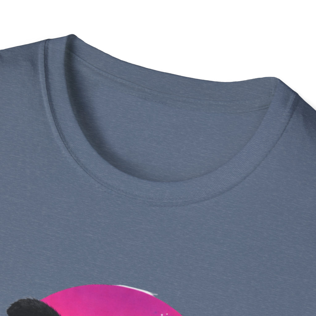 Retro Vaporwave Black Cats T-Shirt | Neon Sunset City