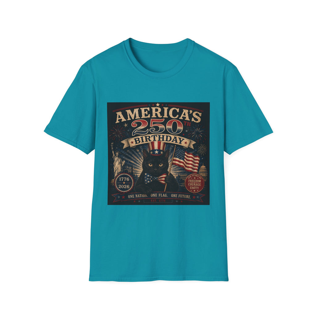 America's 250th Birthday T-Shirt | 1776–2026 Patriotic Graphic Tee