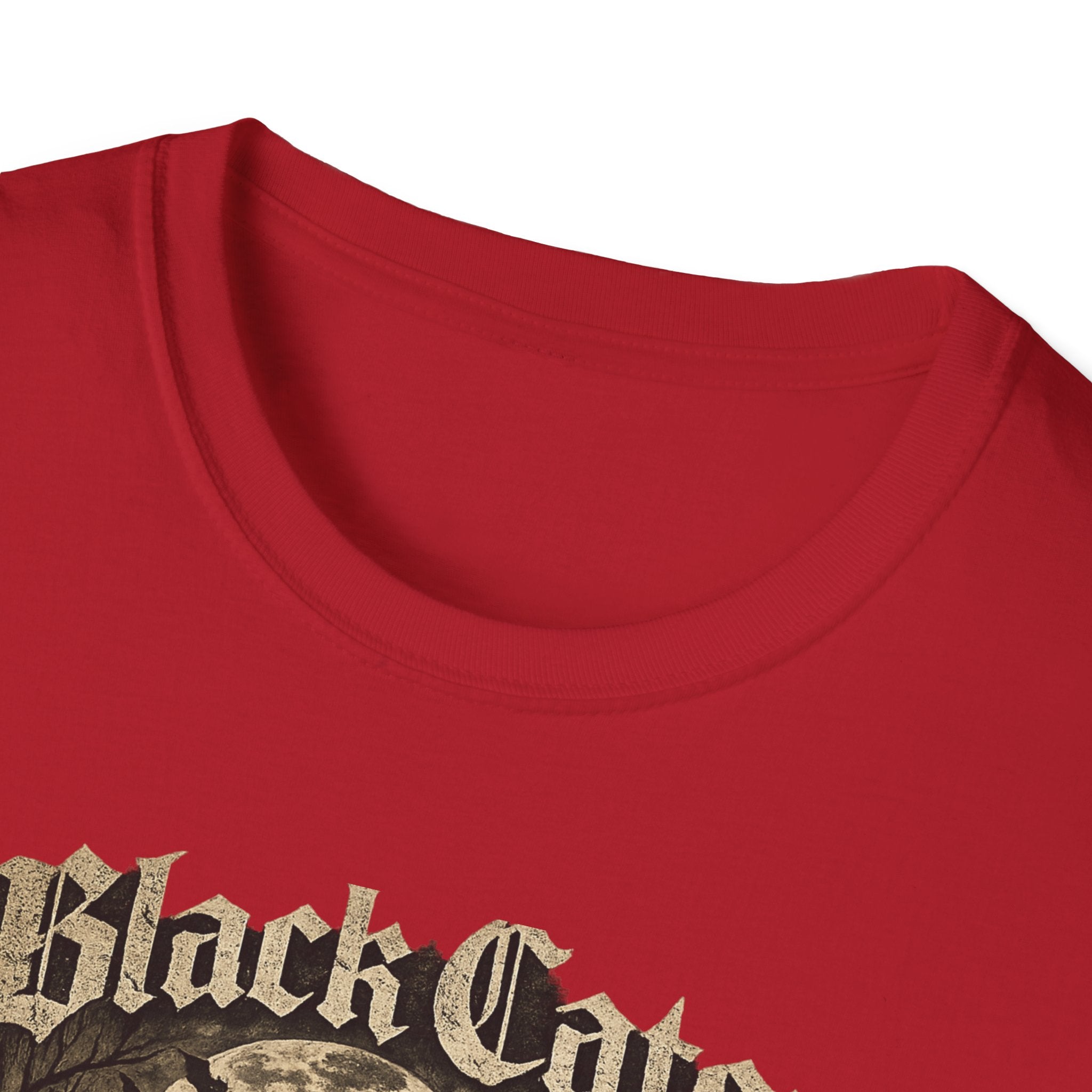 Black Cats & Coffee T-Shirt | Vintage Gothic Cat Illustration, Coffee Lover