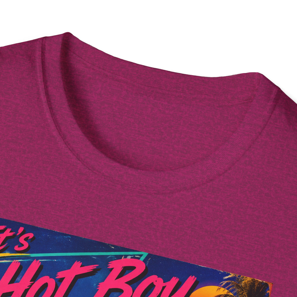 Hot Boy Summer Time cat graphic T-Shirt | retro beach vaporwave