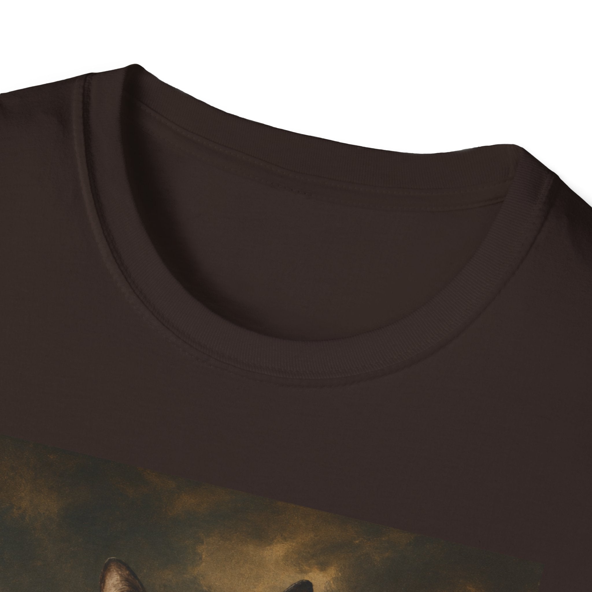 Regal Black Cat General T-Shirt | Vintage Portrait, Military Uniform