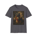 Regal Black Cat General T-Shirt | Vintage Portrait, Military Uniform
