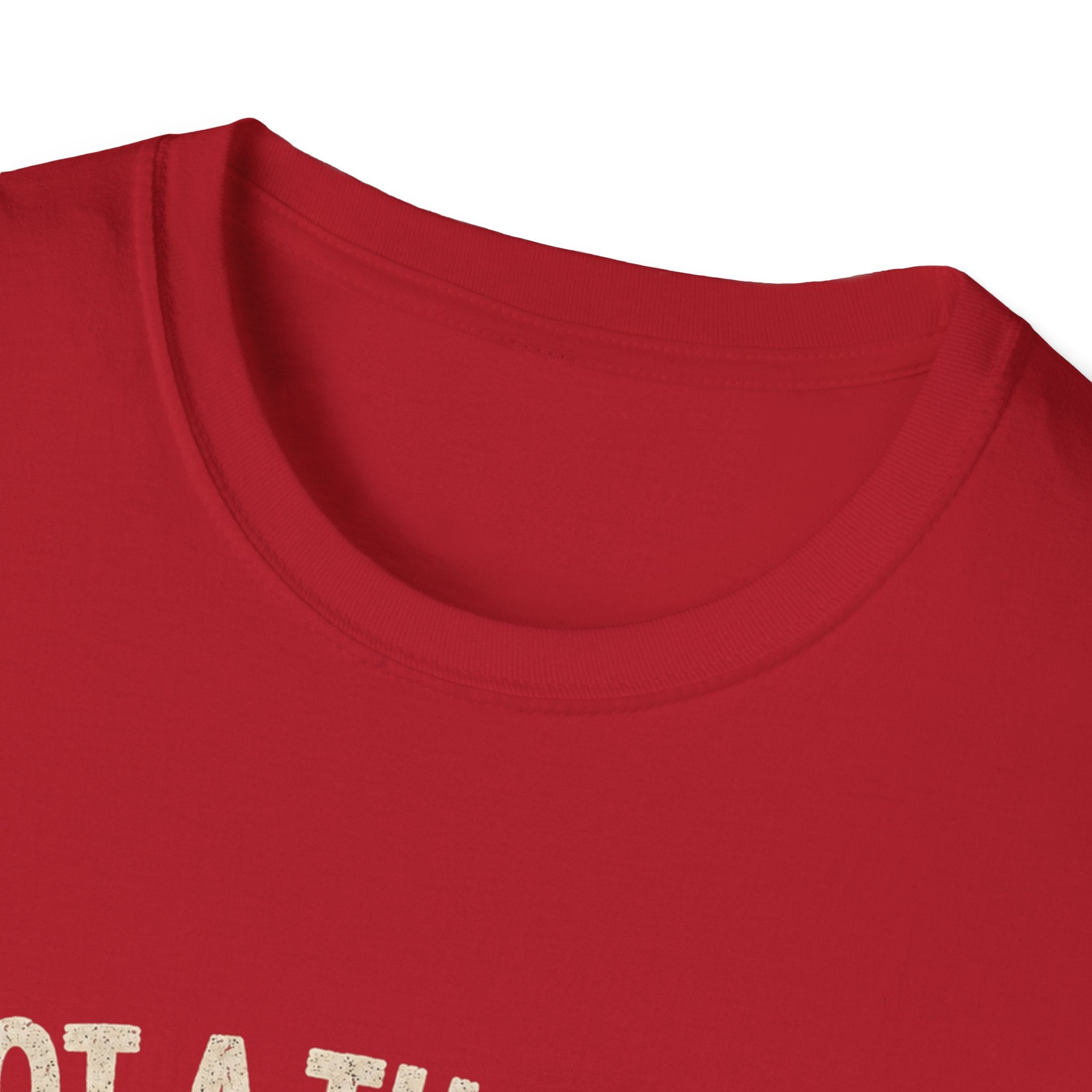 Not a Thought Behind These Eyes Cat T-Shirt | Funny Cat Face Tee