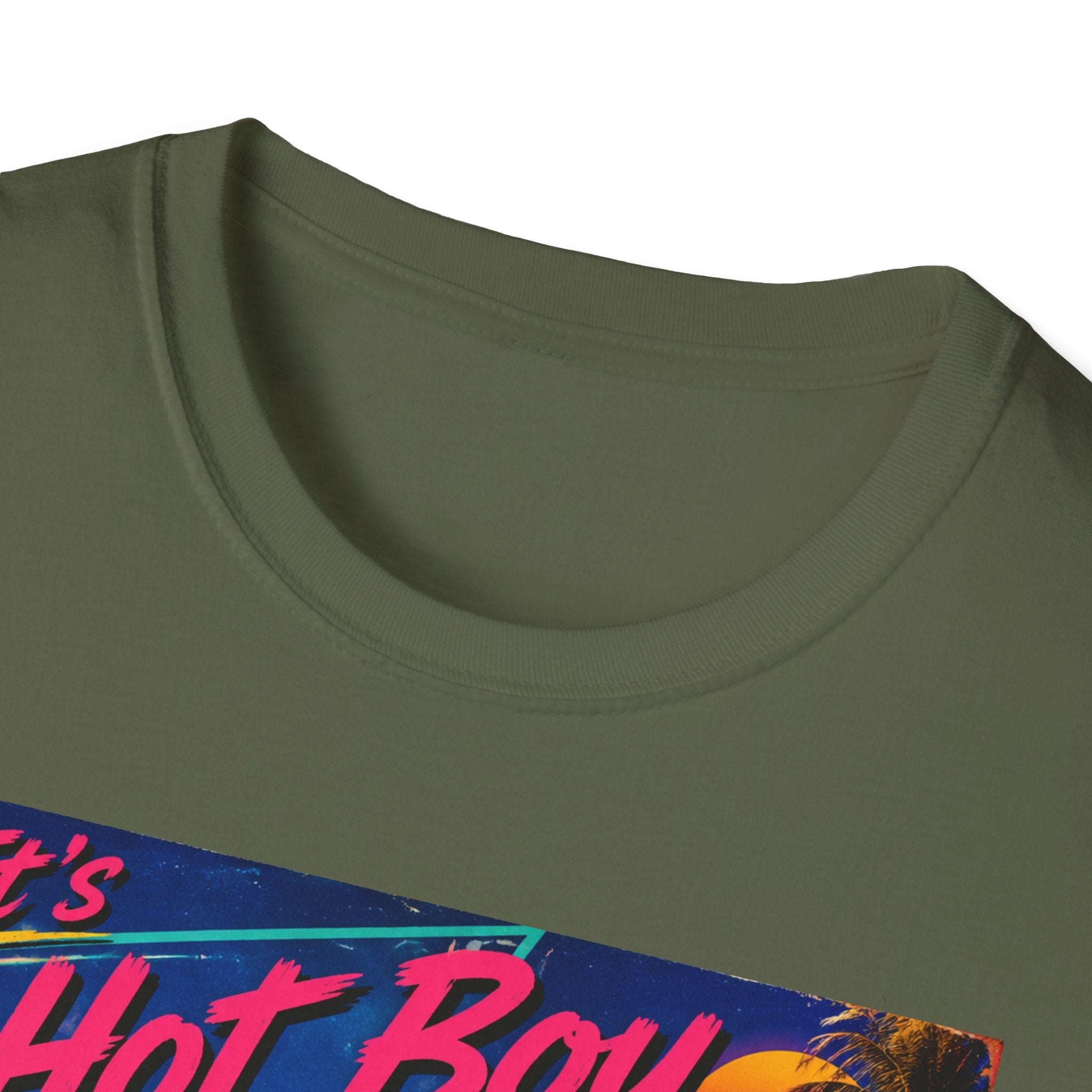 Hot Boy Summer Time cat graphic T-Shirt | retro beach vaporwave