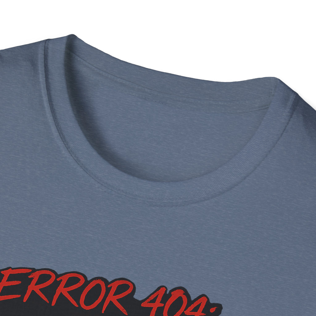 Error 404 Black Cat in Red Flower T-Shirt | Social Battery Not Found