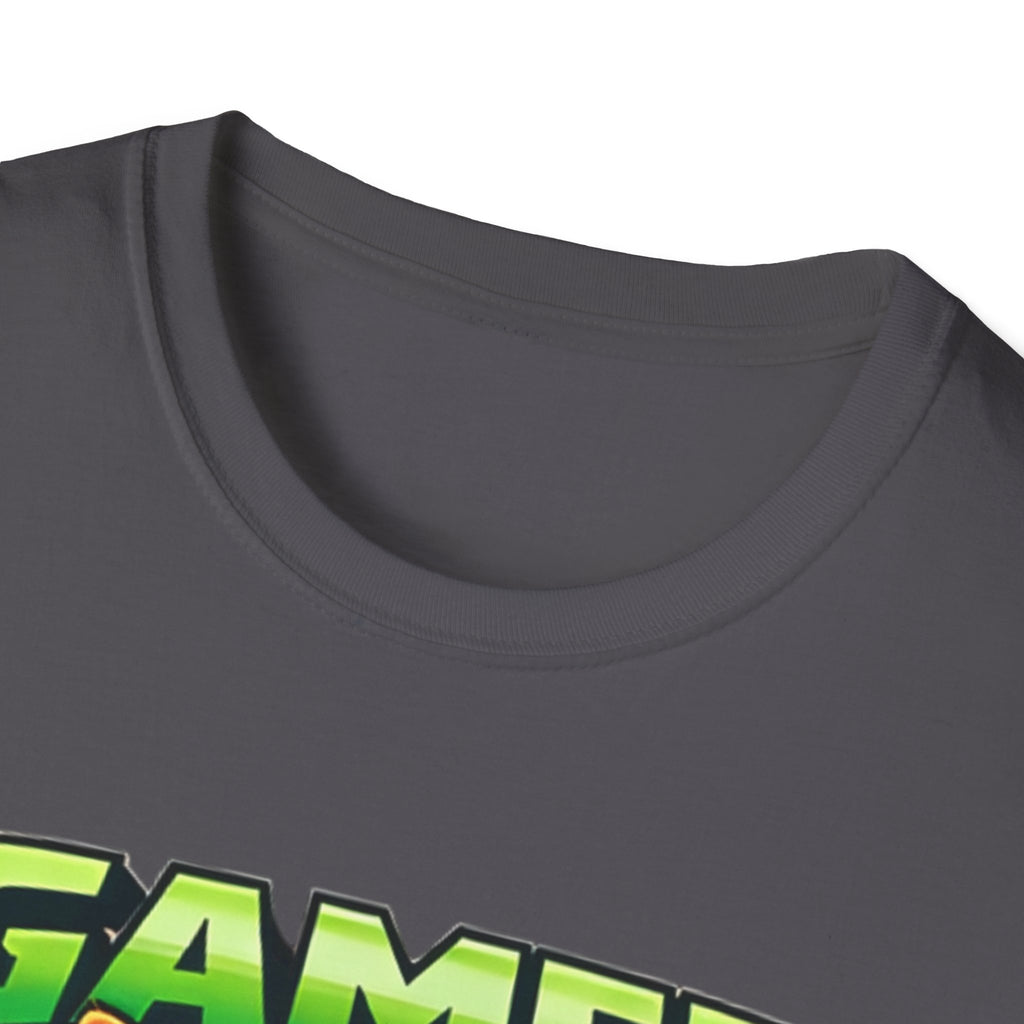 Gamer Cat with Controller T-Shirt | Eat Sleep Game Repeat
