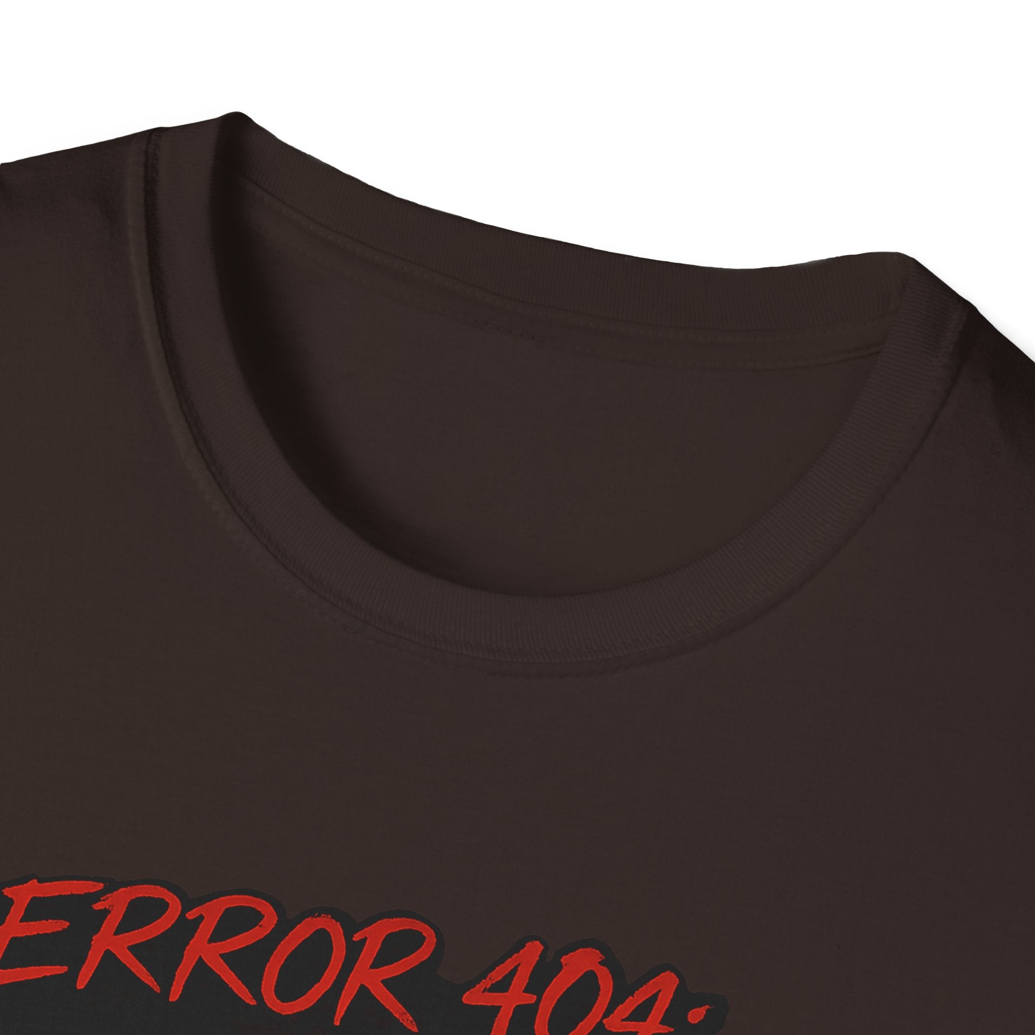 Error 404 Black Cat in Red Flower T-Shirt | Social Battery Not Found