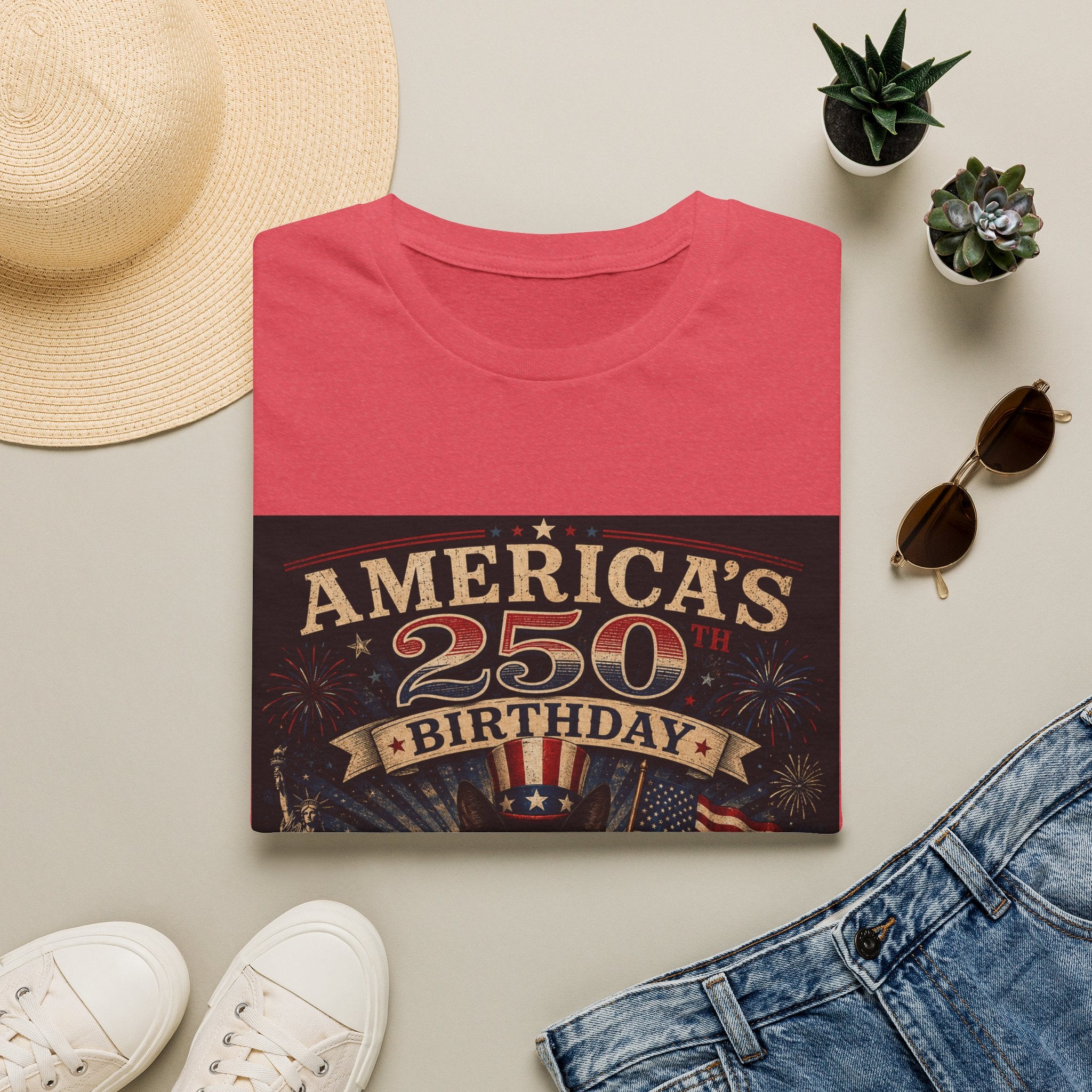 America's 250th Birthday T-Shirt | 1776–2026 Patriotic Graphic Tee