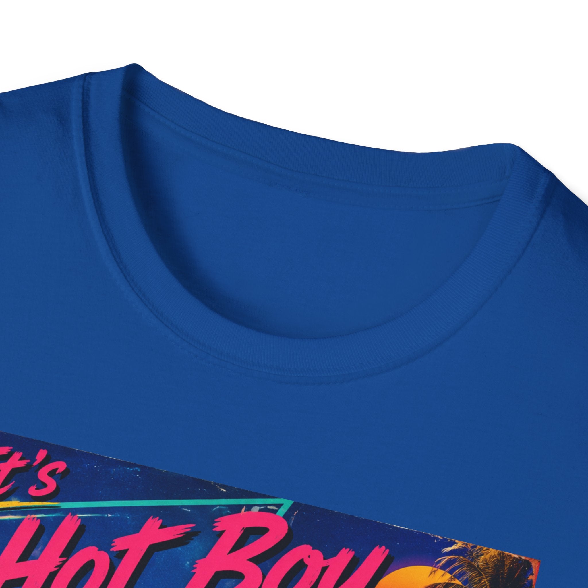 Hot Boy Summer Time cat graphic T-Shirt | retro beach vaporwave