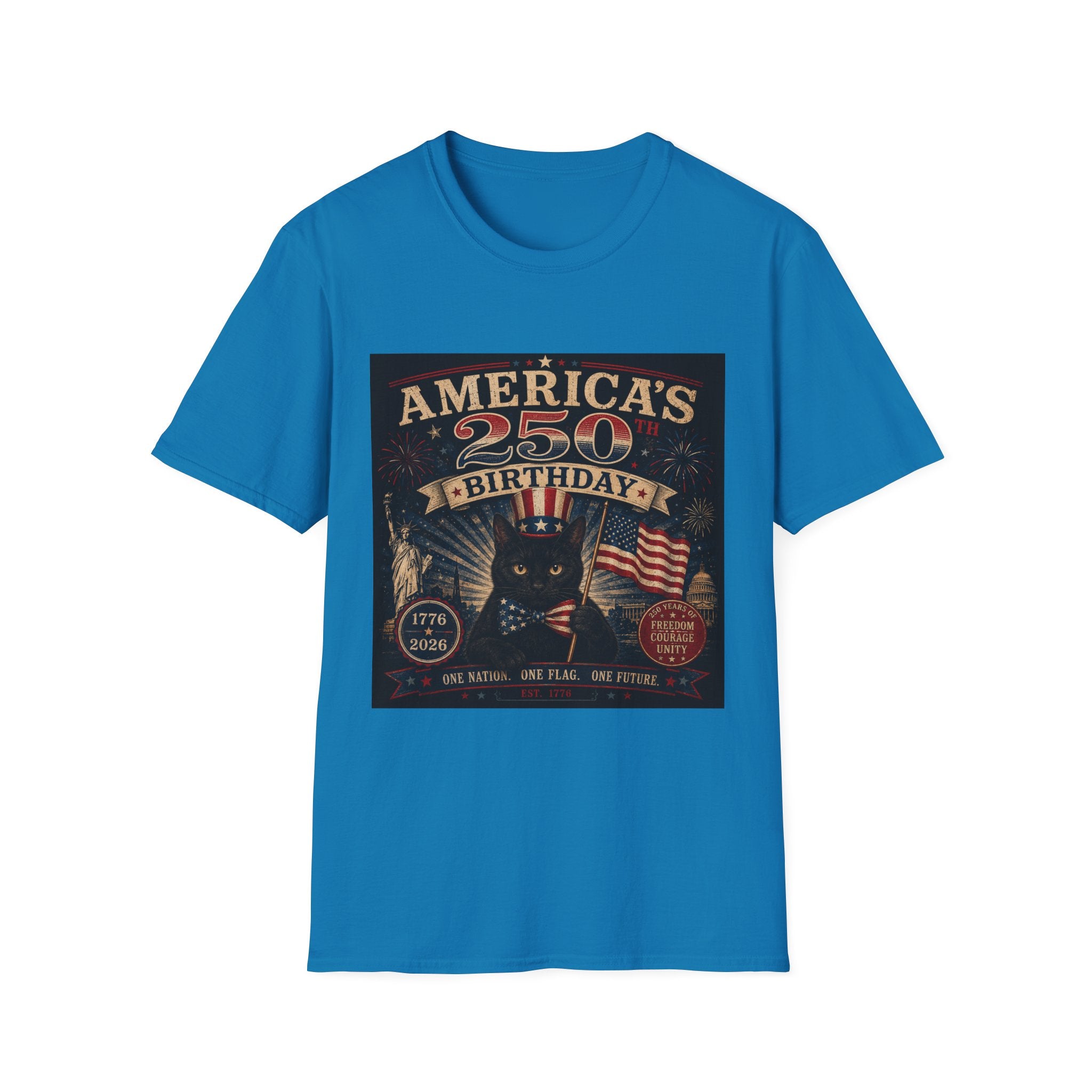 America's 250th Birthday T-Shirt | 1776–2026 Patriotic Graphic Tee