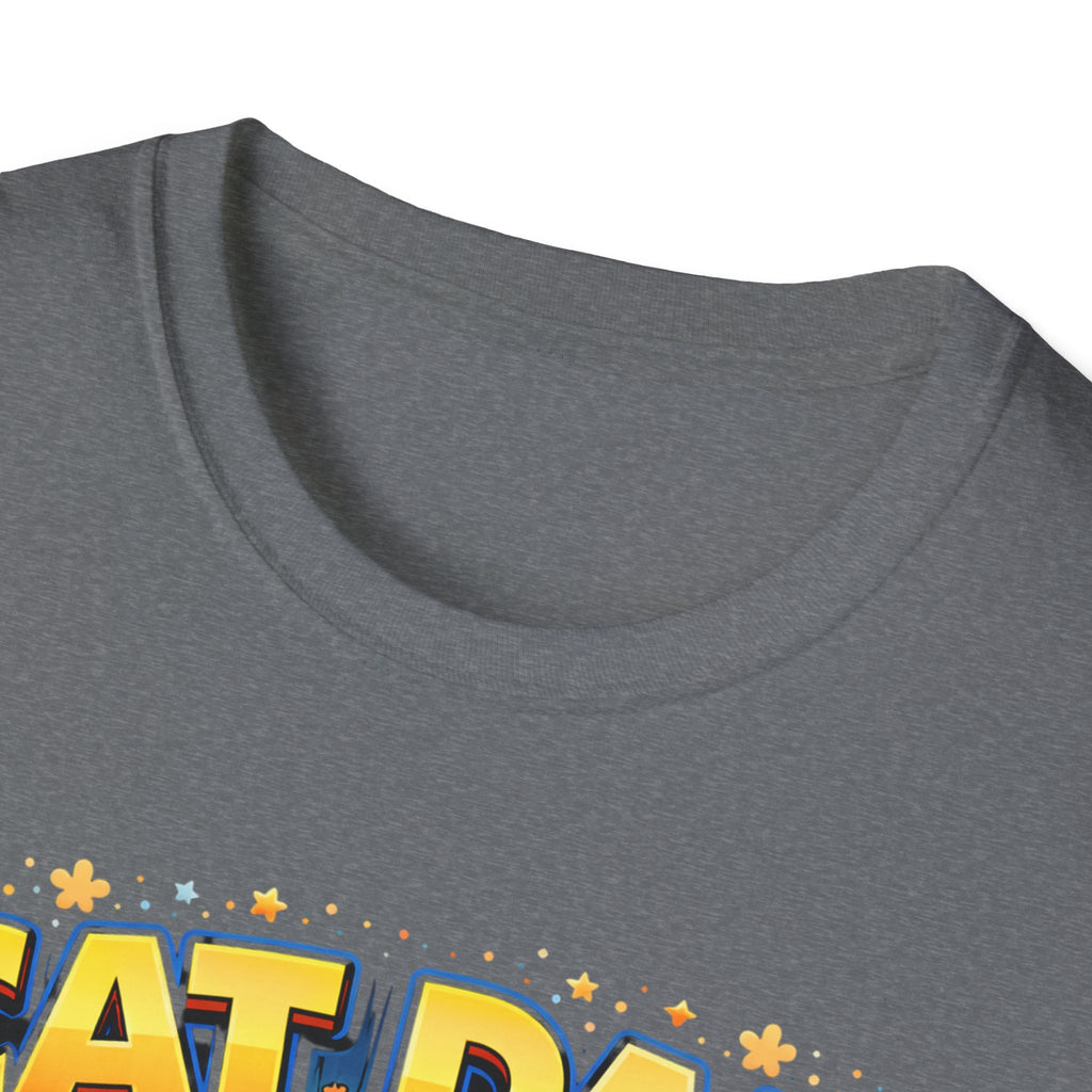 Cat Dad graphic T-Shirt | Cute kittens, colorful illustration, pet lover tee