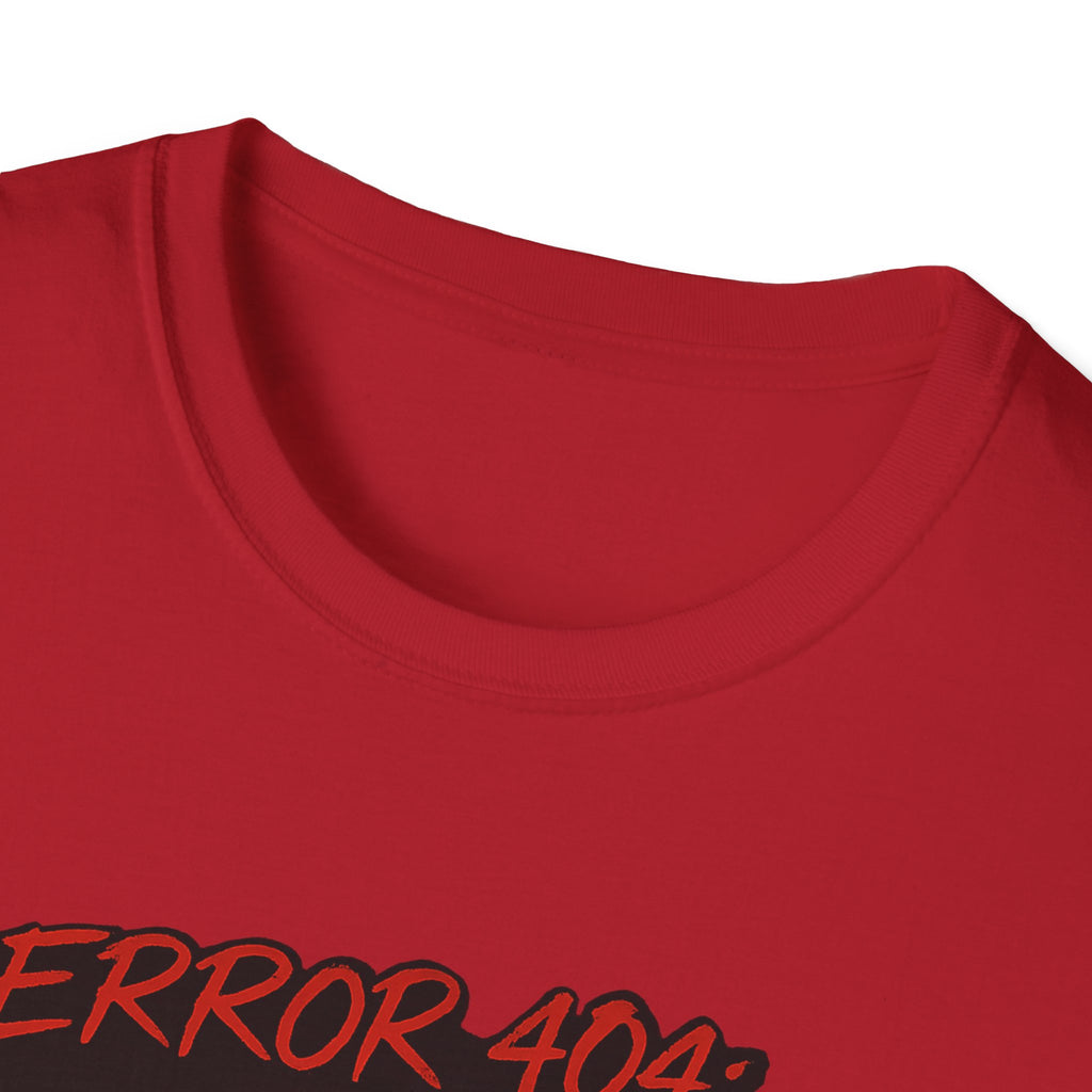 Error 404 Black Cat in Red Flower T-Shirt | Social Battery Not Found