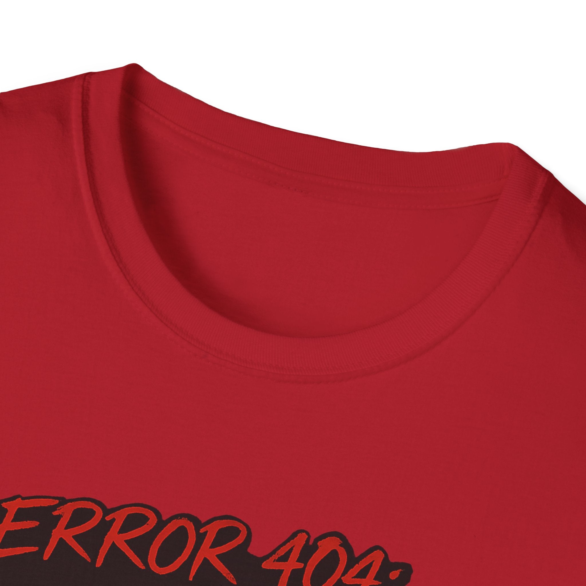 Error 404 Black Cat in Red Flower T-Shirt | Social Battery Not Found