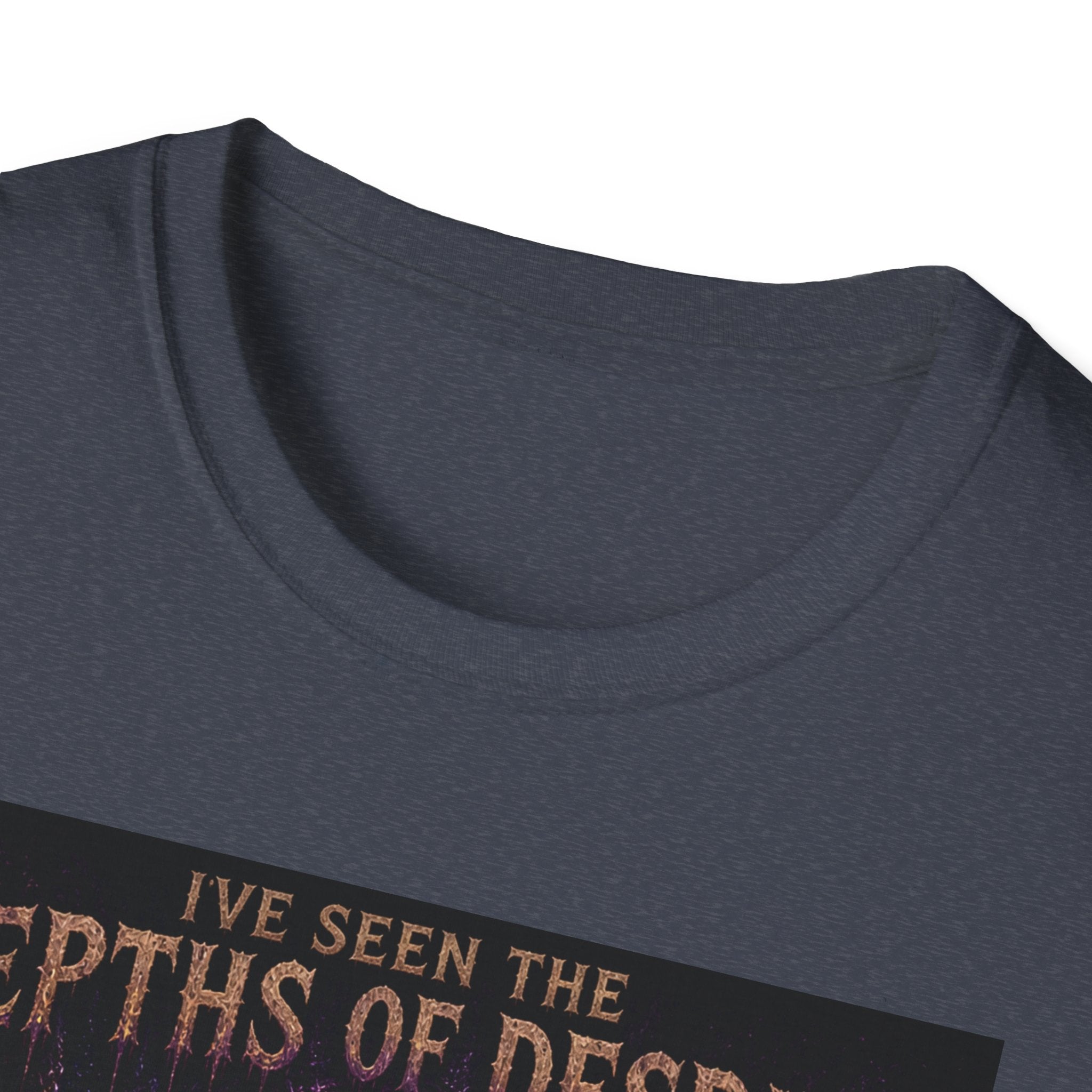 Depths of Despair Cat with Cheese, T-Shirt | Cat Illustration, Funny Quote