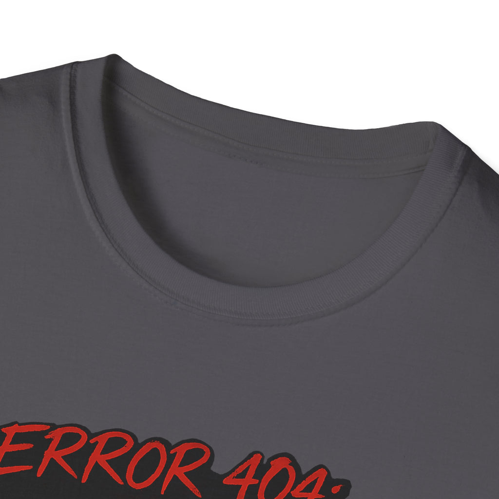 Error 404 Black Cat in Red Flower T-Shirt | Social Battery Not Found