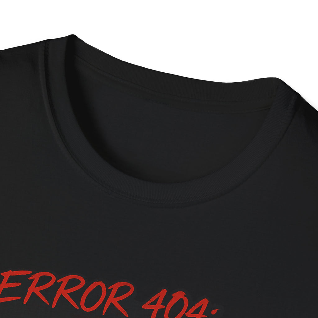 Error 404 Black Cat in Red Flower T-Shirt | Social Battery Not Found