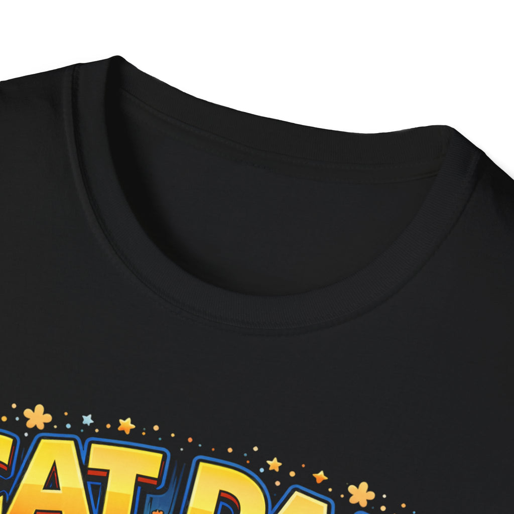 Cat Dad graphic T-Shirt | Cute kittens, colorful illustration, pet lover tee