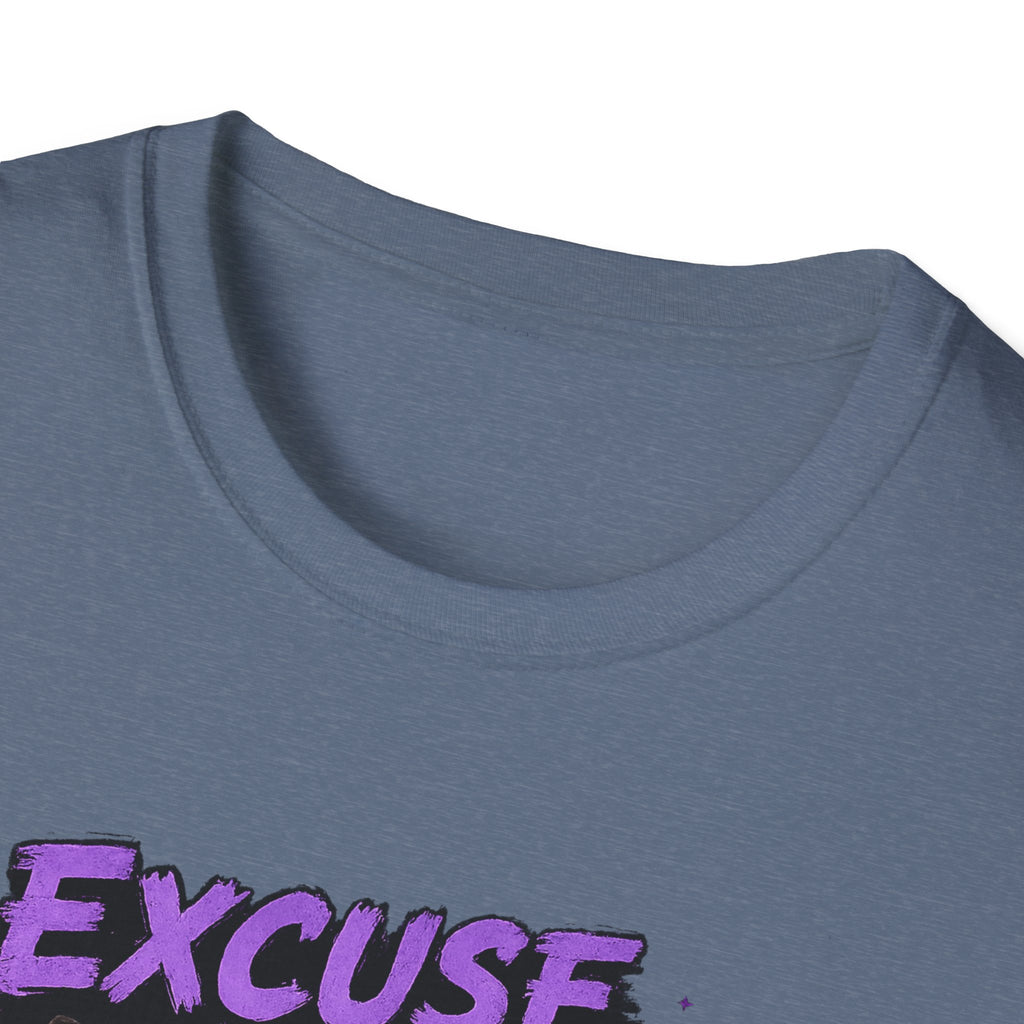 Excuse Me?! Black Cat Graphic T-Shirt | Retro Purple Horror Pop Art