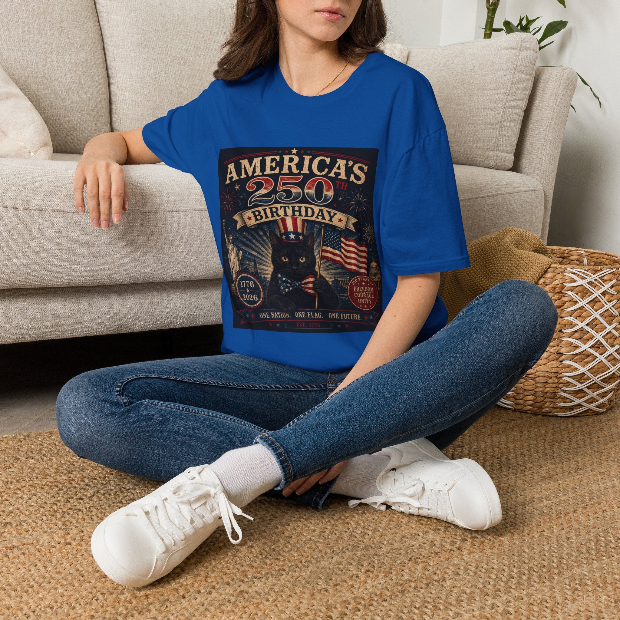 America's 250th Birthday T-Shirt | 1776–2026 Patriotic Graphic Tee
