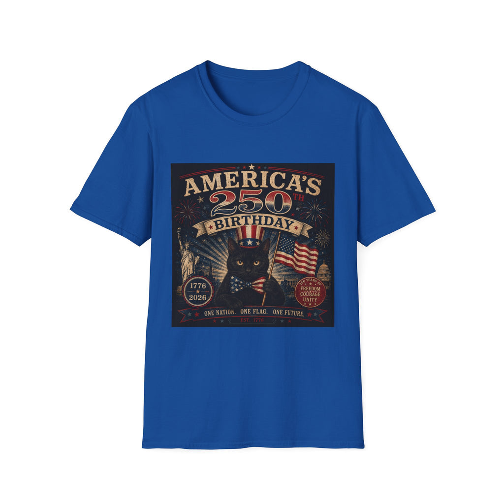 America's 250th Birthday T-Shirt | 1776–2026 Patriotic Graphic Tee