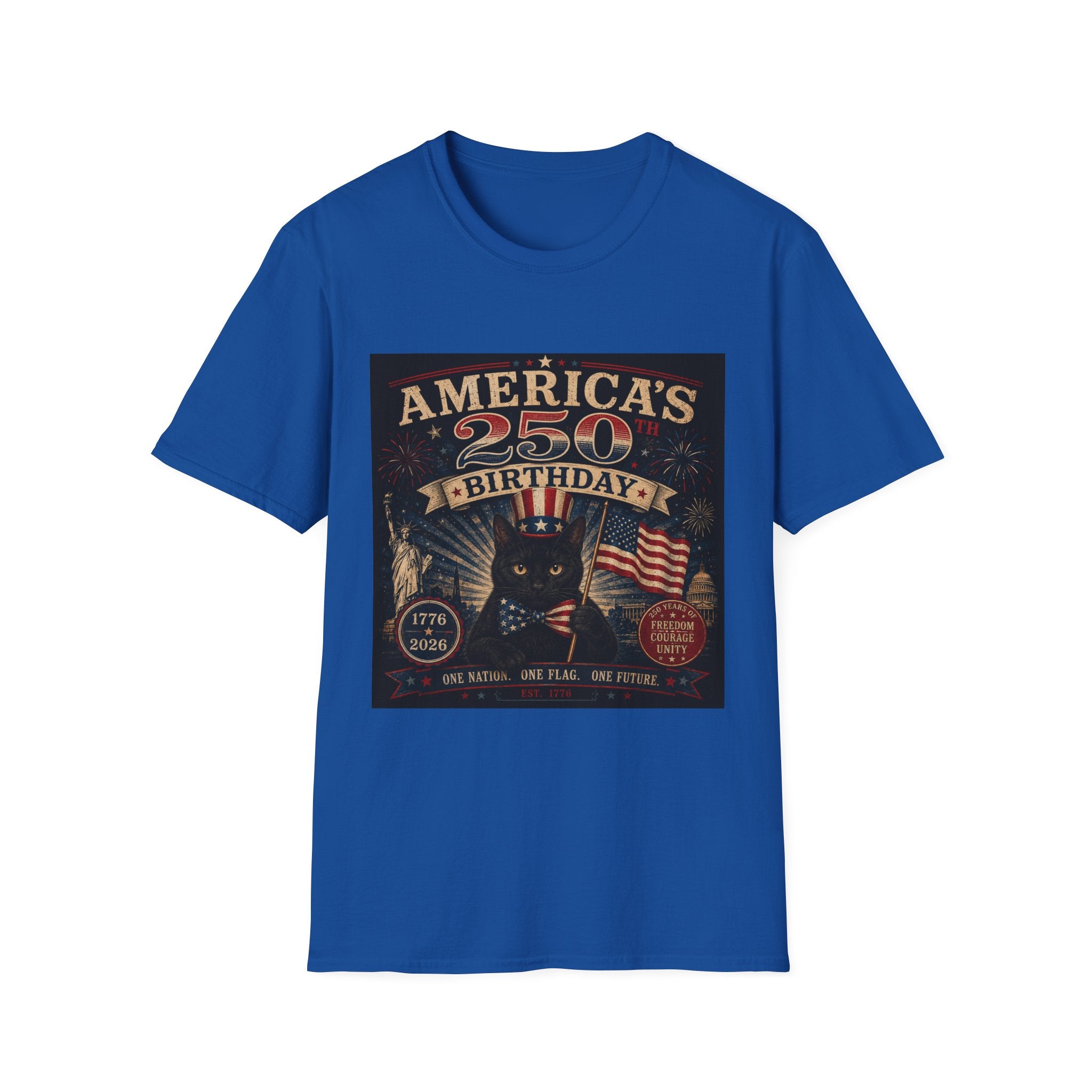 America's 250th Birthday T-Shirt | 1776–2026 Patriotic Graphic Tee