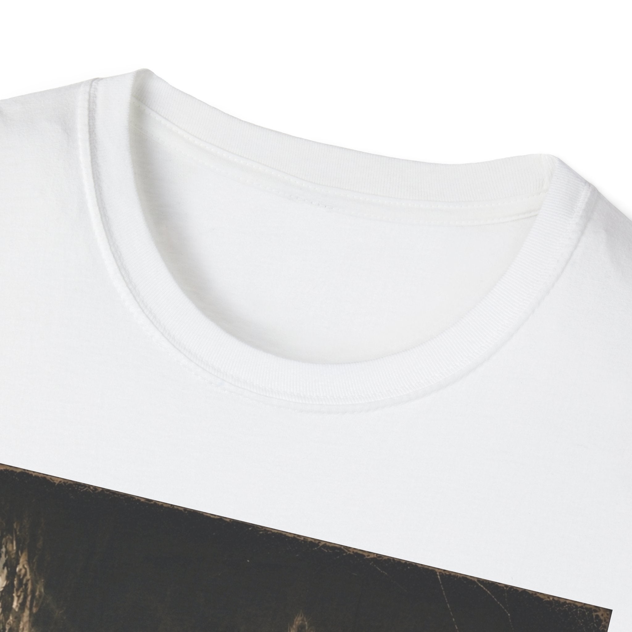 Gray Spooky Cat T-Shirt | Halloween Cat Shirt