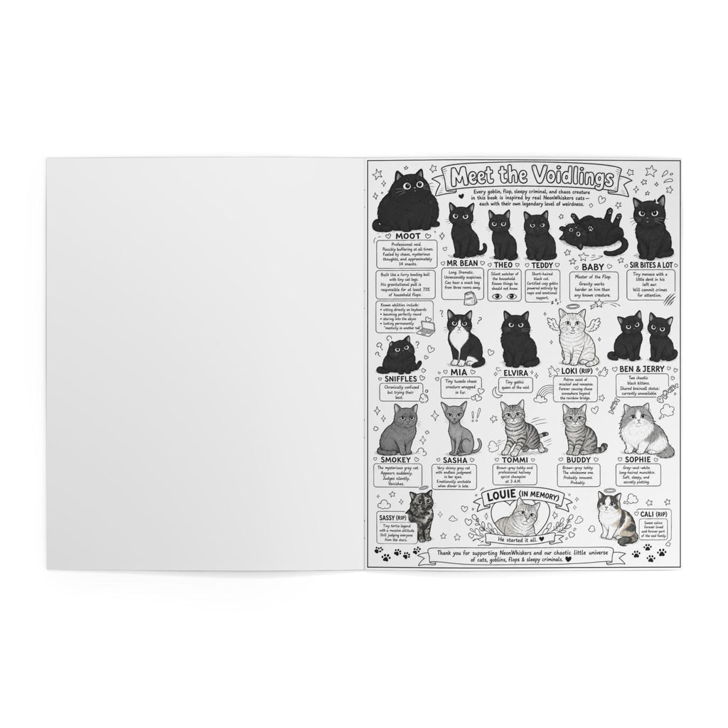 Mentally in Another Tab coloring book | Black Cats, Cute Cat Illustrations, Adult Coloring