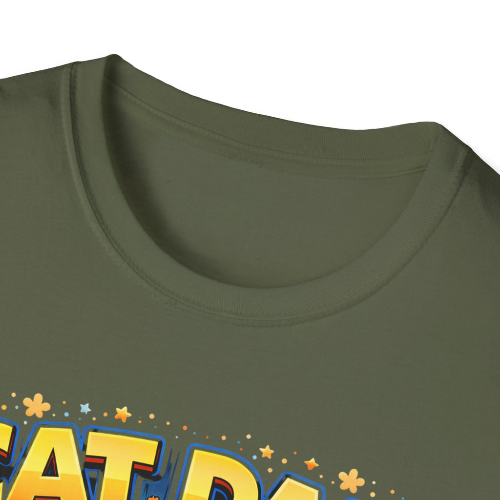 Cat Dad graphic T-Shirt | Cute kittens, colorful illustration, pet lover tee