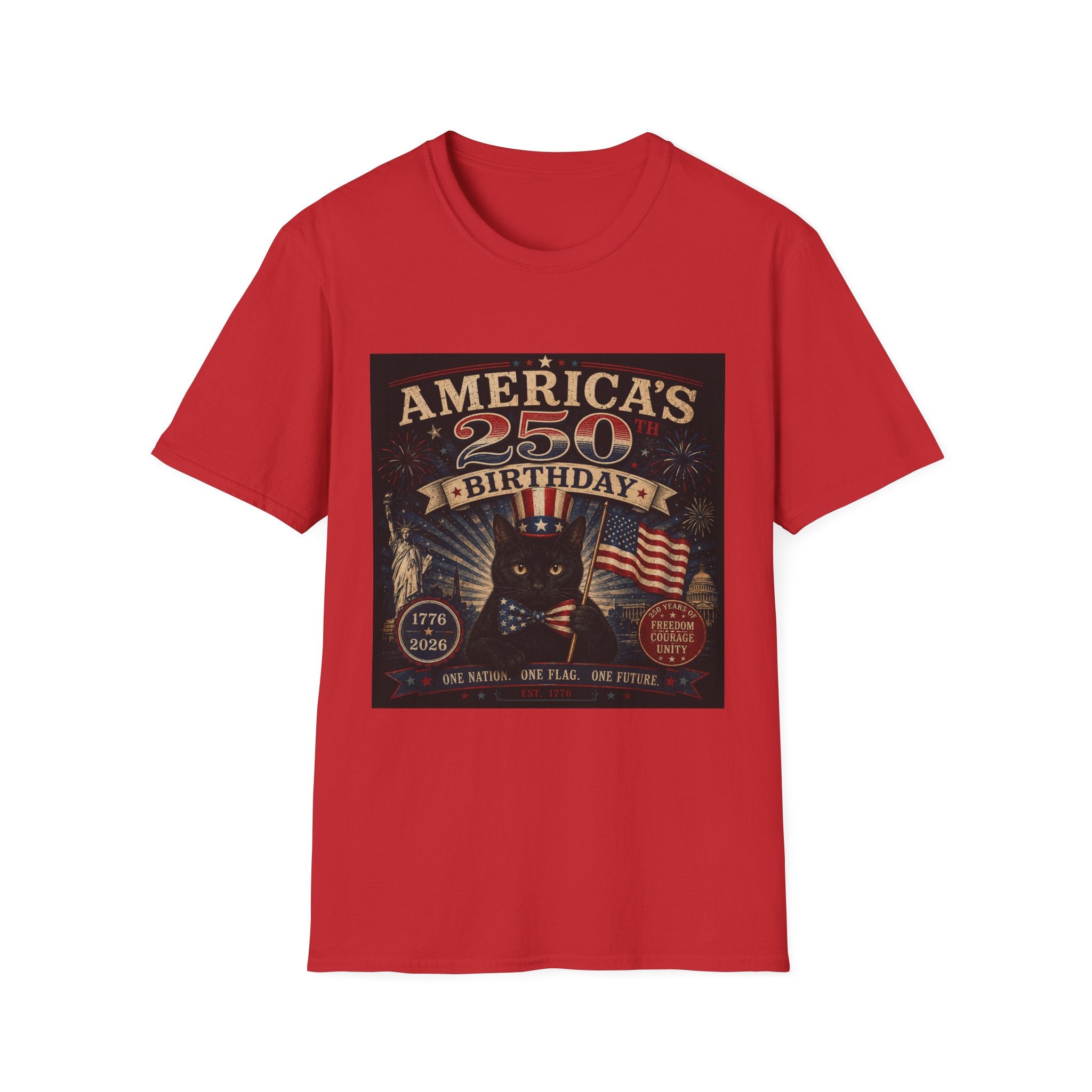 America's 250th Birthday T-Shirt | 1776–2026 Patriotic Graphic Tee