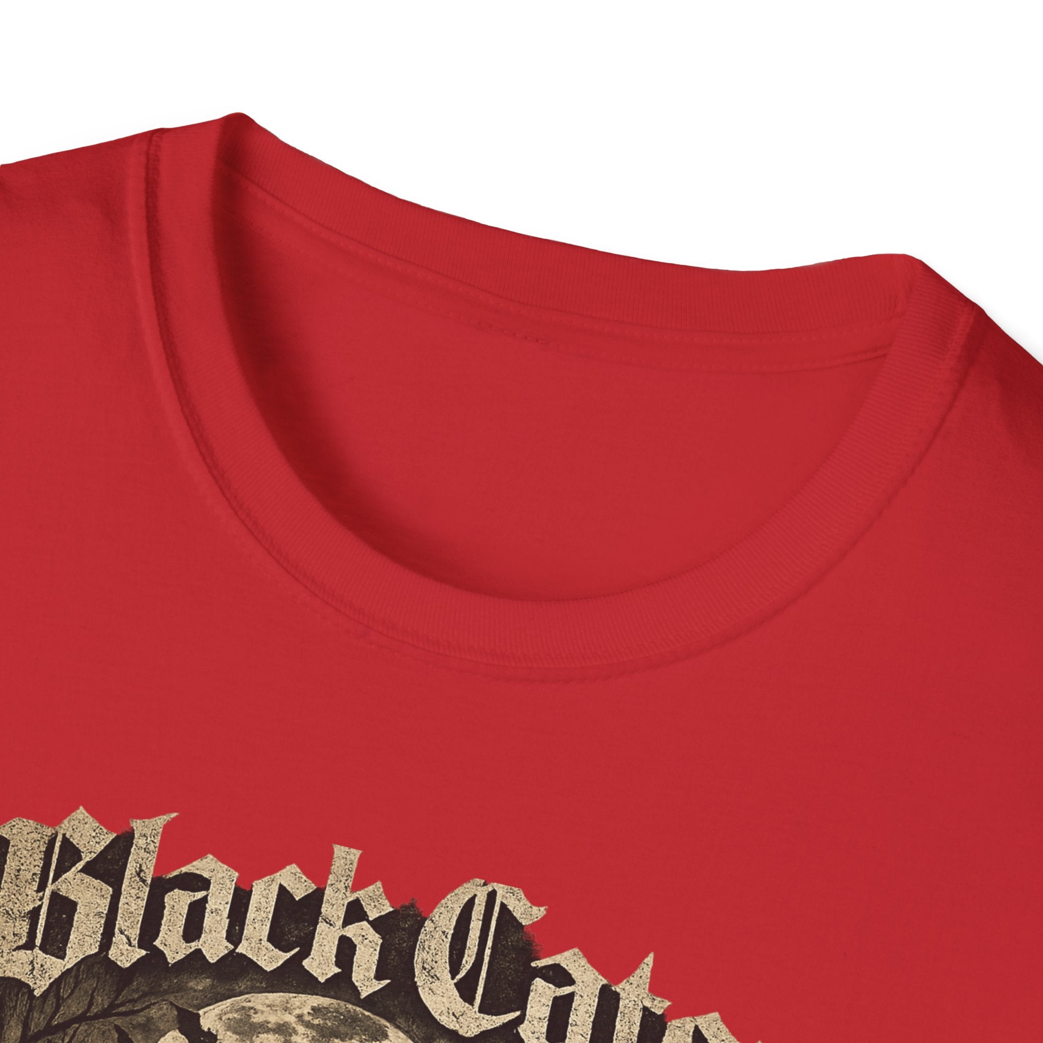 Black Cats & Coffee T-Shirt | Vintage Gothic Cat Illustration, Coffee Lover