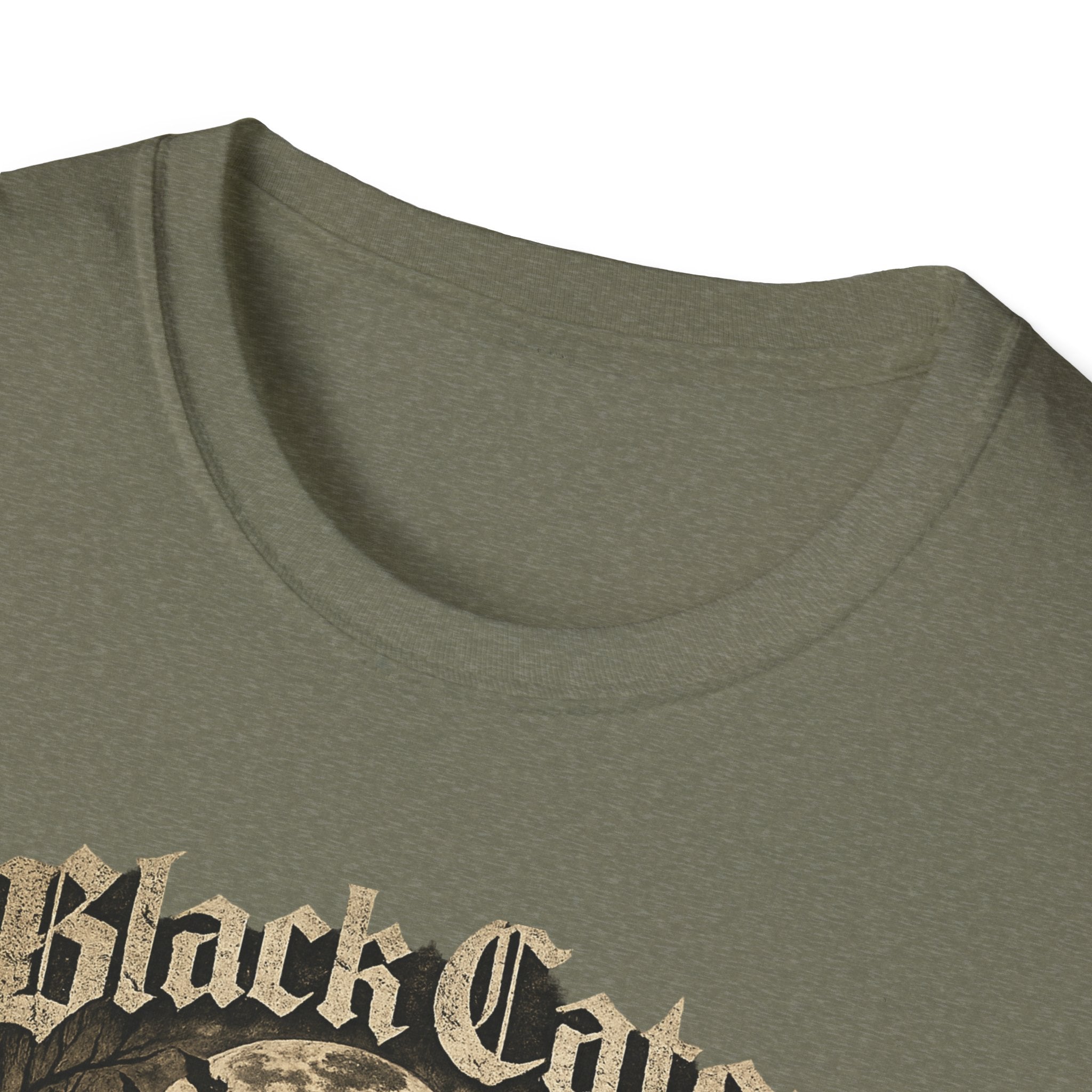 Black Cats & Coffee T-Shirt | Vintage Gothic Cat Illustration, Coffee Lover