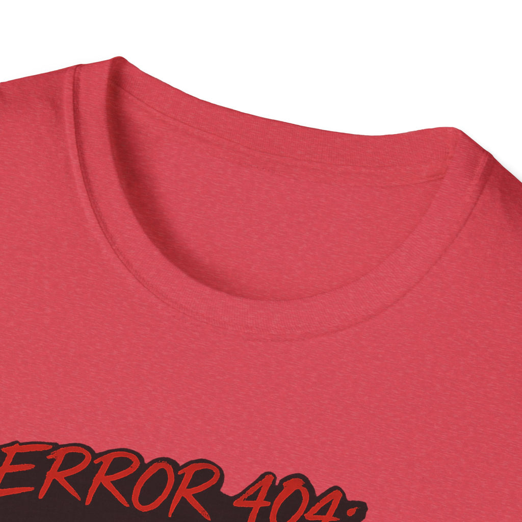 Error 404 Black Cat in Red Flower T-Shirt | Social Battery Not Found