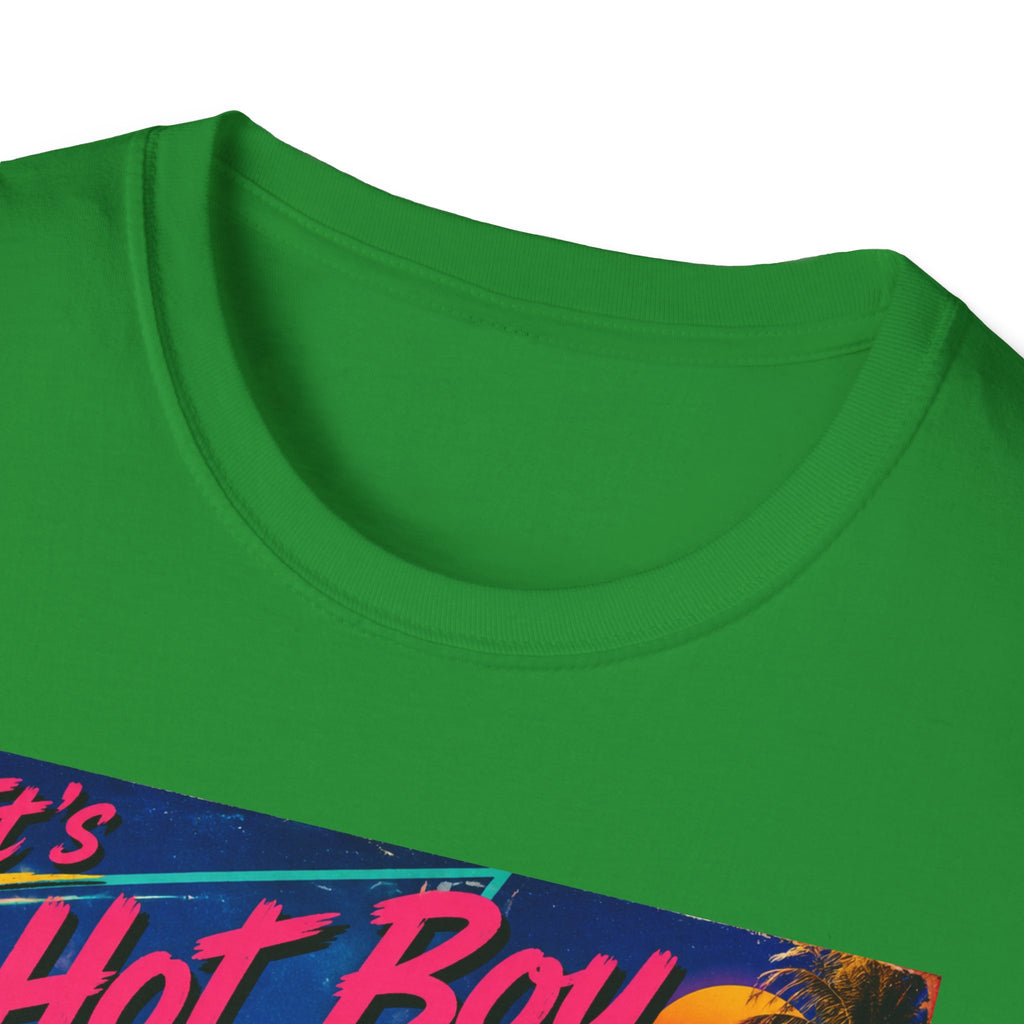 Hot Boy Summer Time cat graphic T-Shirt | retro beach vaporwave