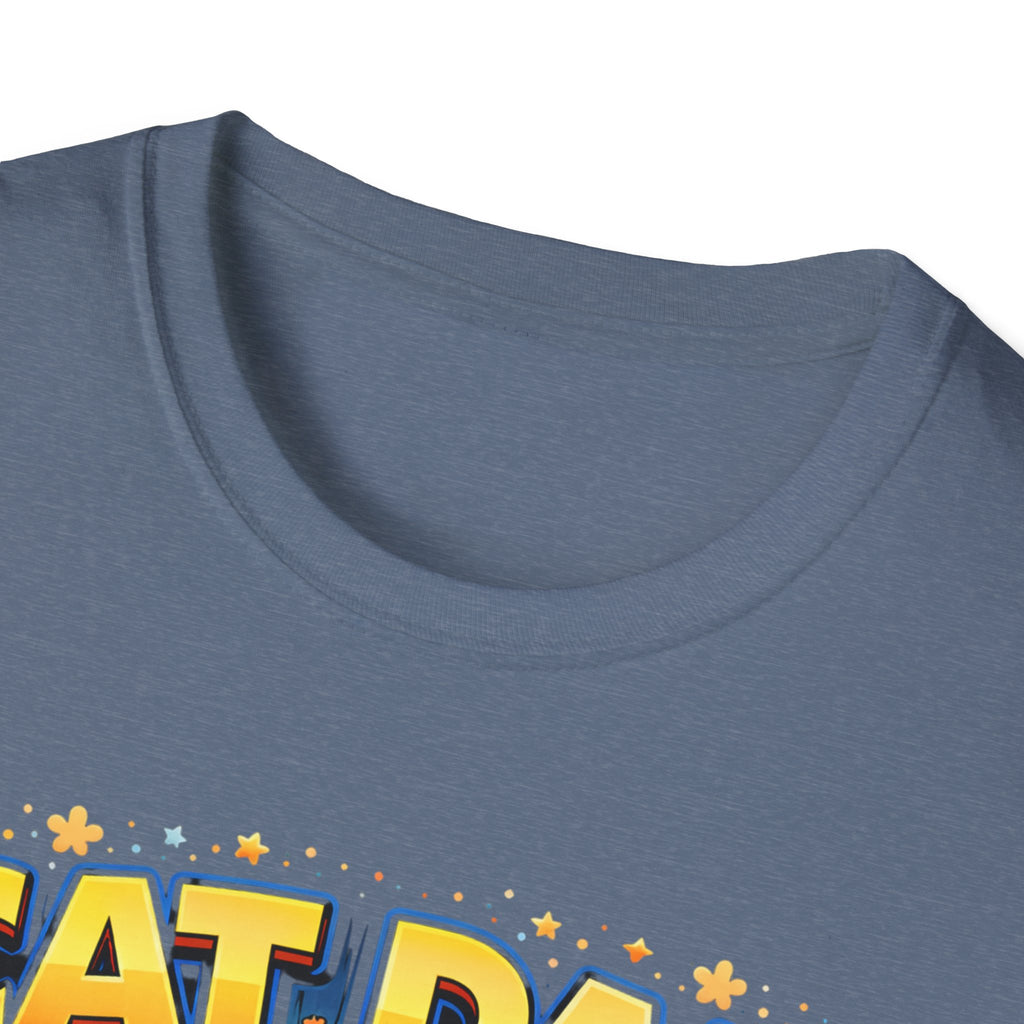 Cat Dad graphic T-Shirt | Cute kittens, colorful illustration, pet lover tee