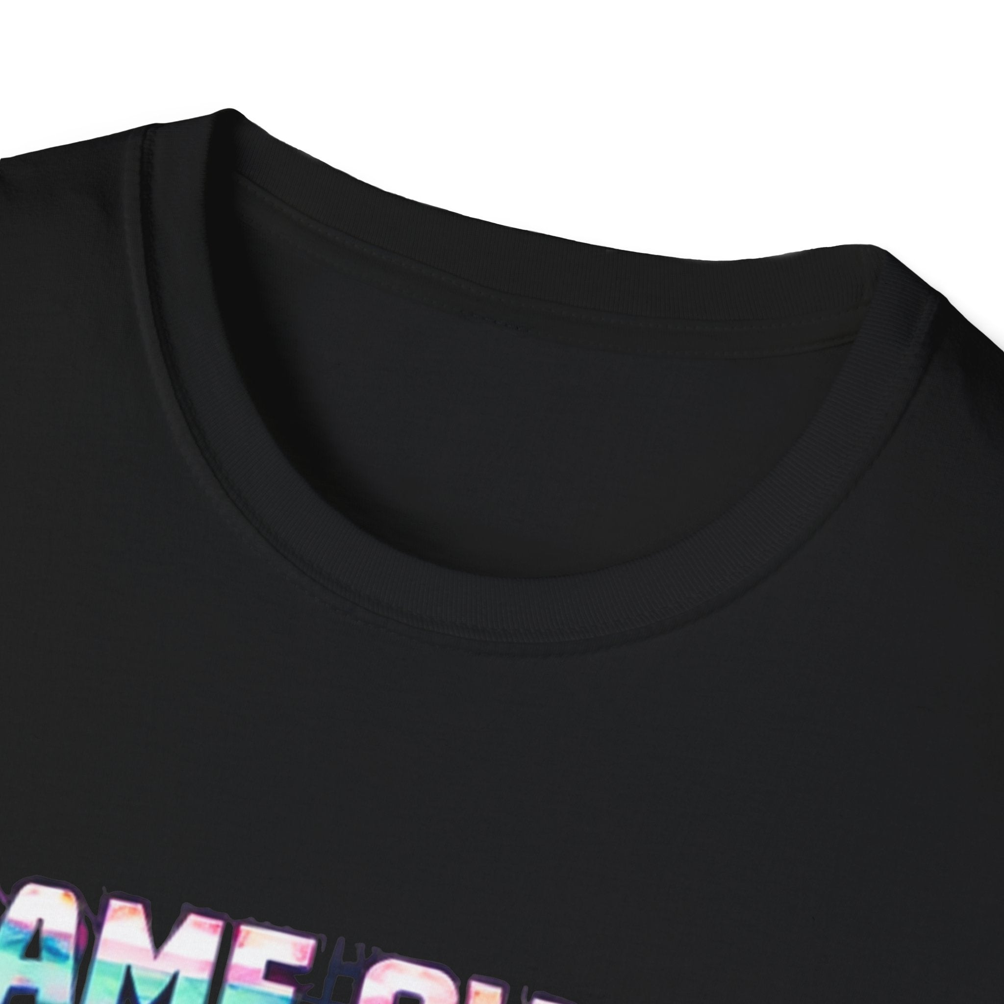 Game Over Cat Controller T-Shirt | Retro Neon Gamer Shirt