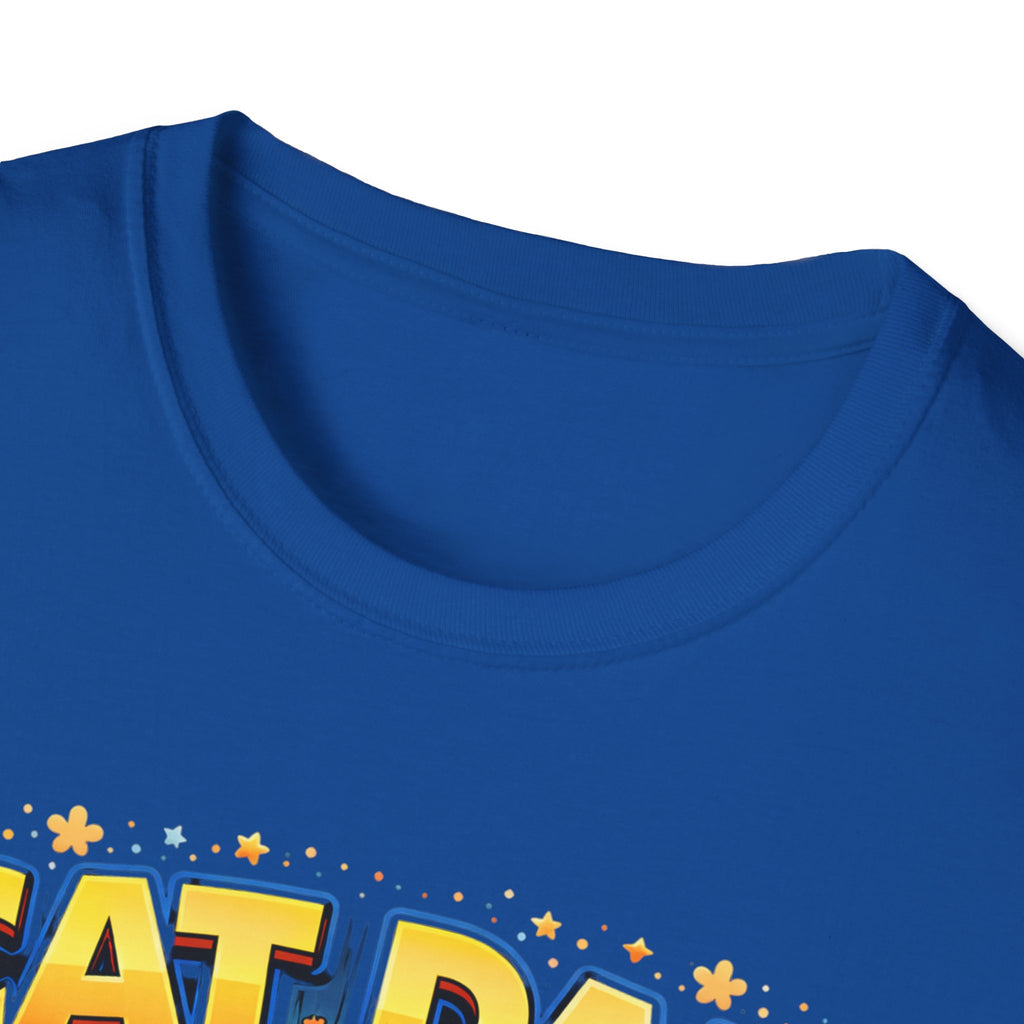 Cat Dad graphic T-Shirt | Cute kittens, colorful illustration, pet lover tee