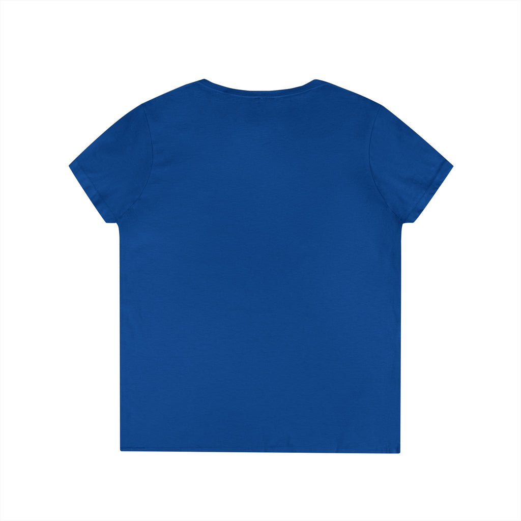 Gamer Cat Graphic Tee Ladies V-Neck T-Shirt | Retro Controller, Eat Sleep Game Repeat