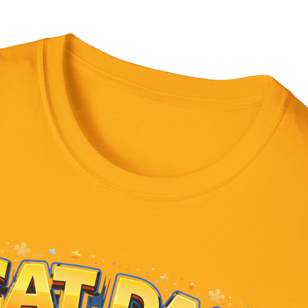 Cat Dad graphic T-Shirt | Cute kittens, colorful illustration, pet lover tee