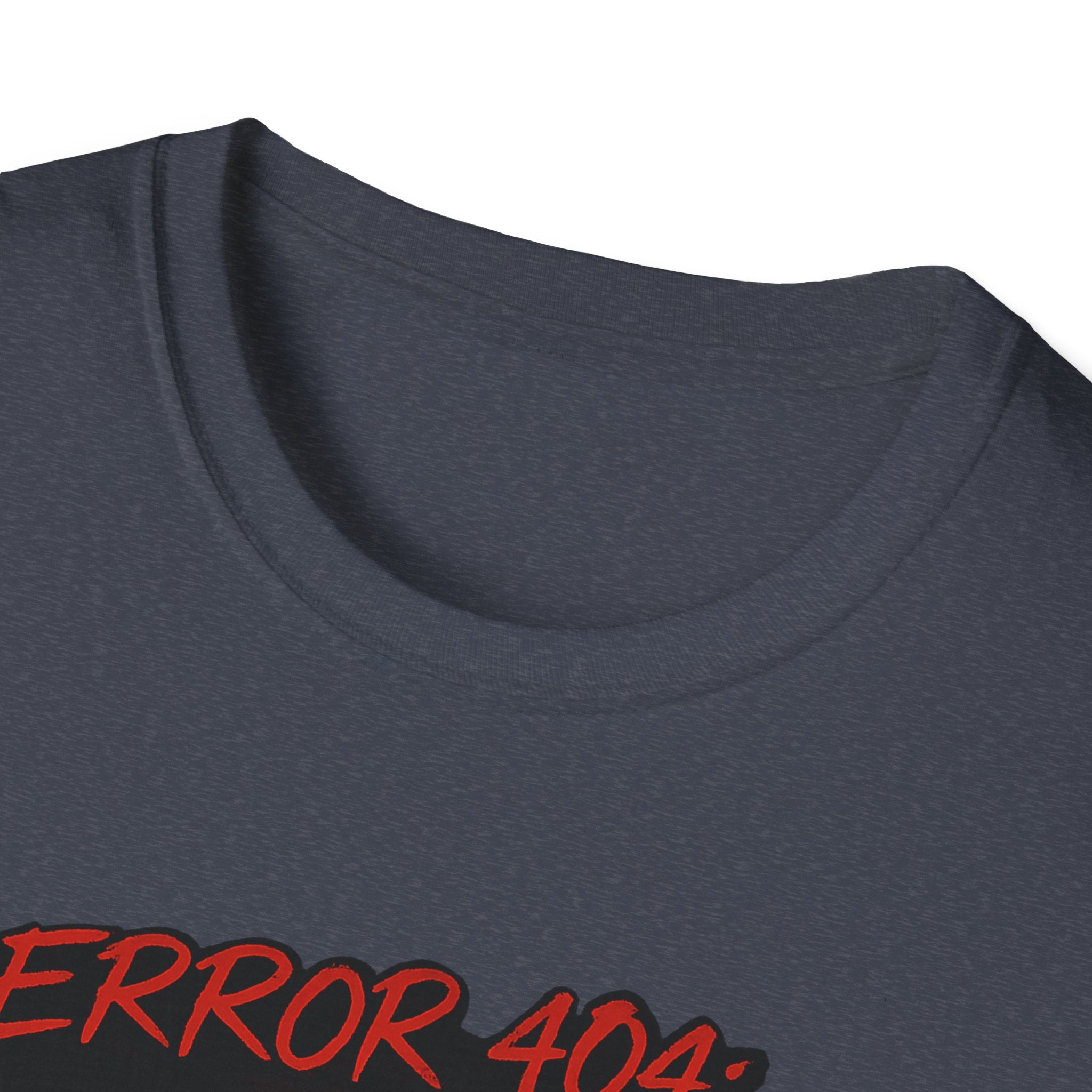 Error 404 Black Cat in Red Flower T-Shirt | Social Battery Not Found