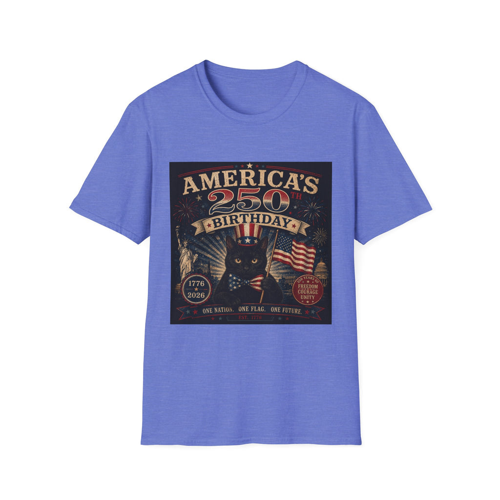 America's 250th Birthday T-Shirt | 1776–2026 Patriotic Graphic Tee